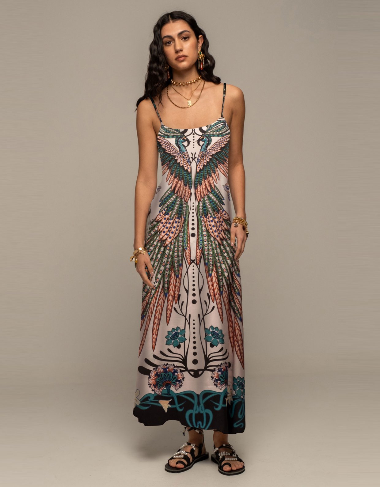Peace and Chaos Prosperity long dress
