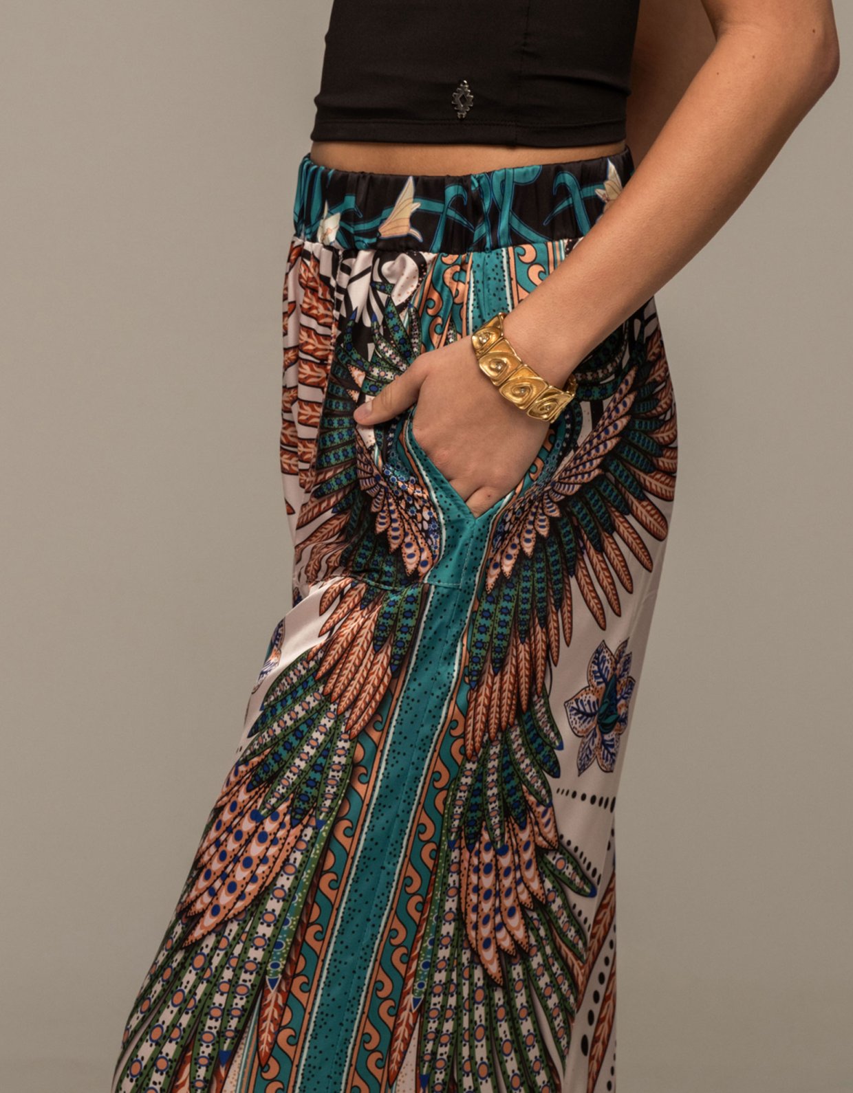 Peace and Chaos Prosperity pants