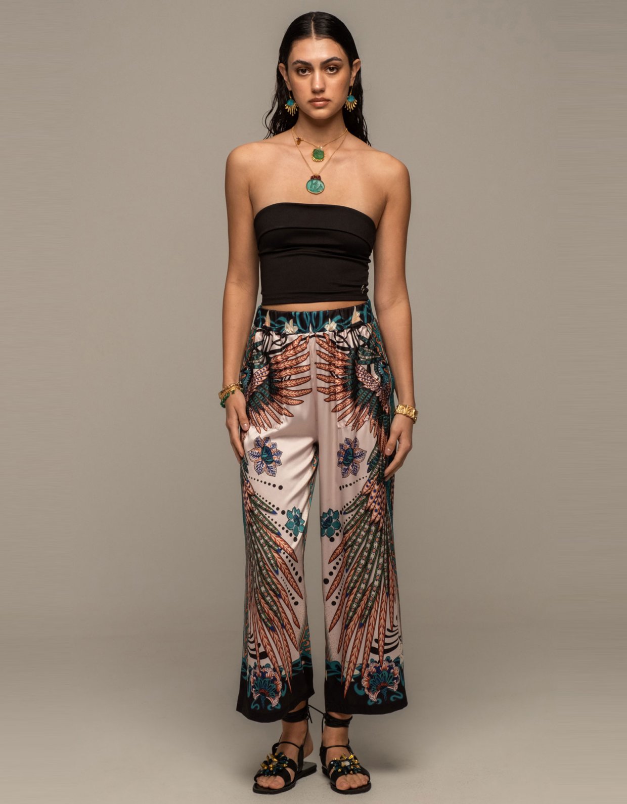 Peace and Chaos Prosperity pants