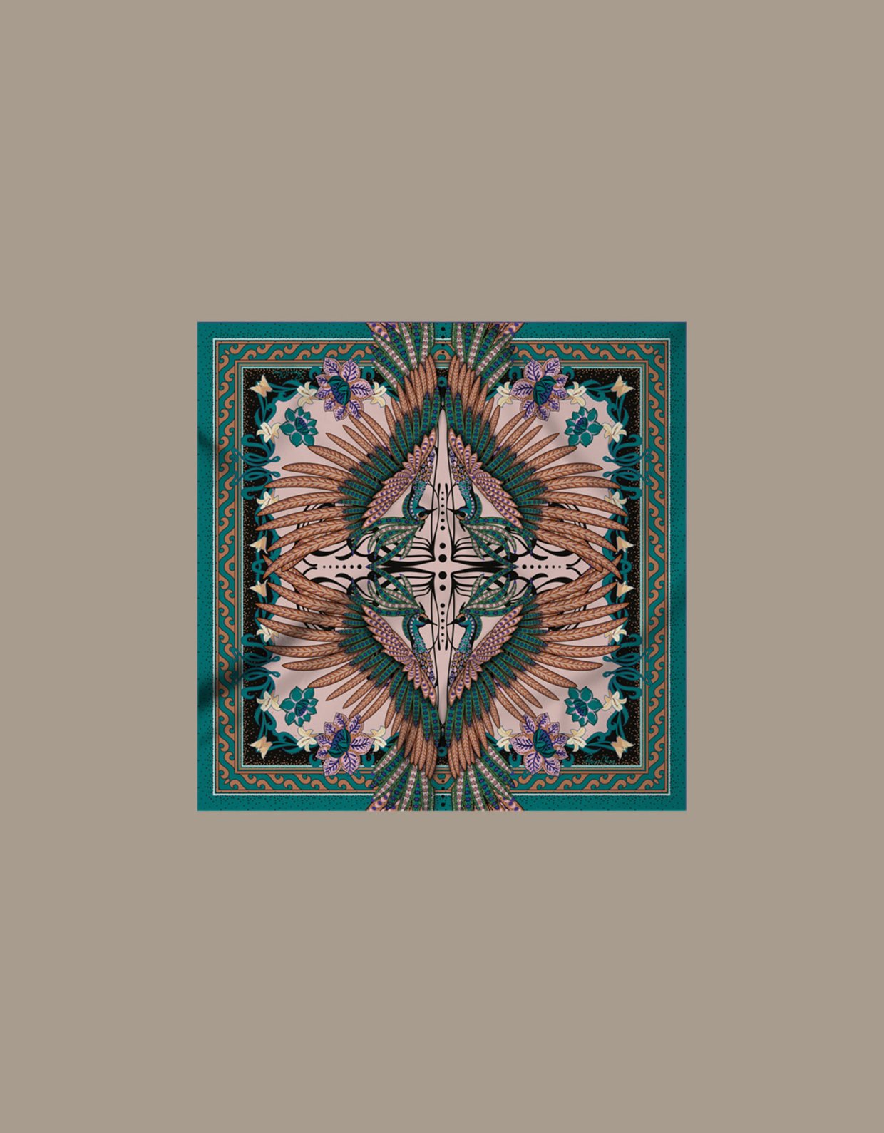Peace and Chaos Prosperity scarf