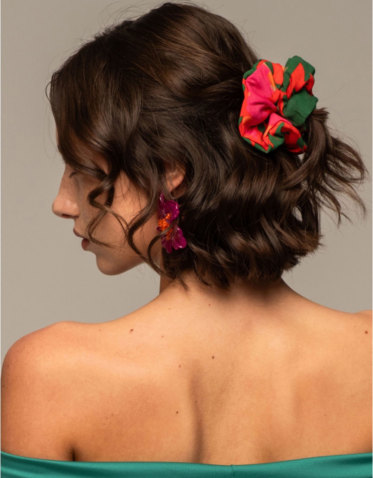 Peace and Chaos Rapture scrunchie