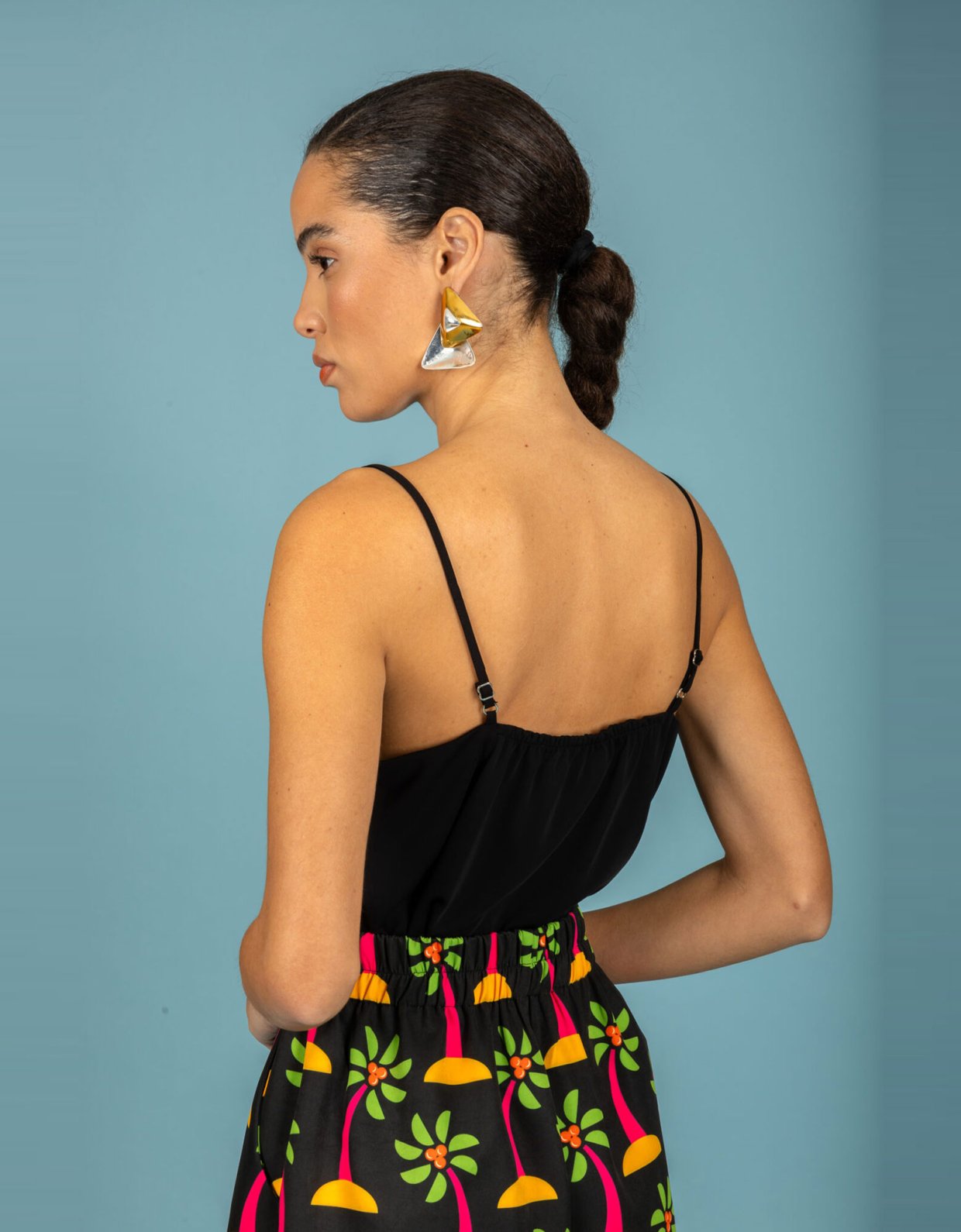 Chaton Raul top jet black