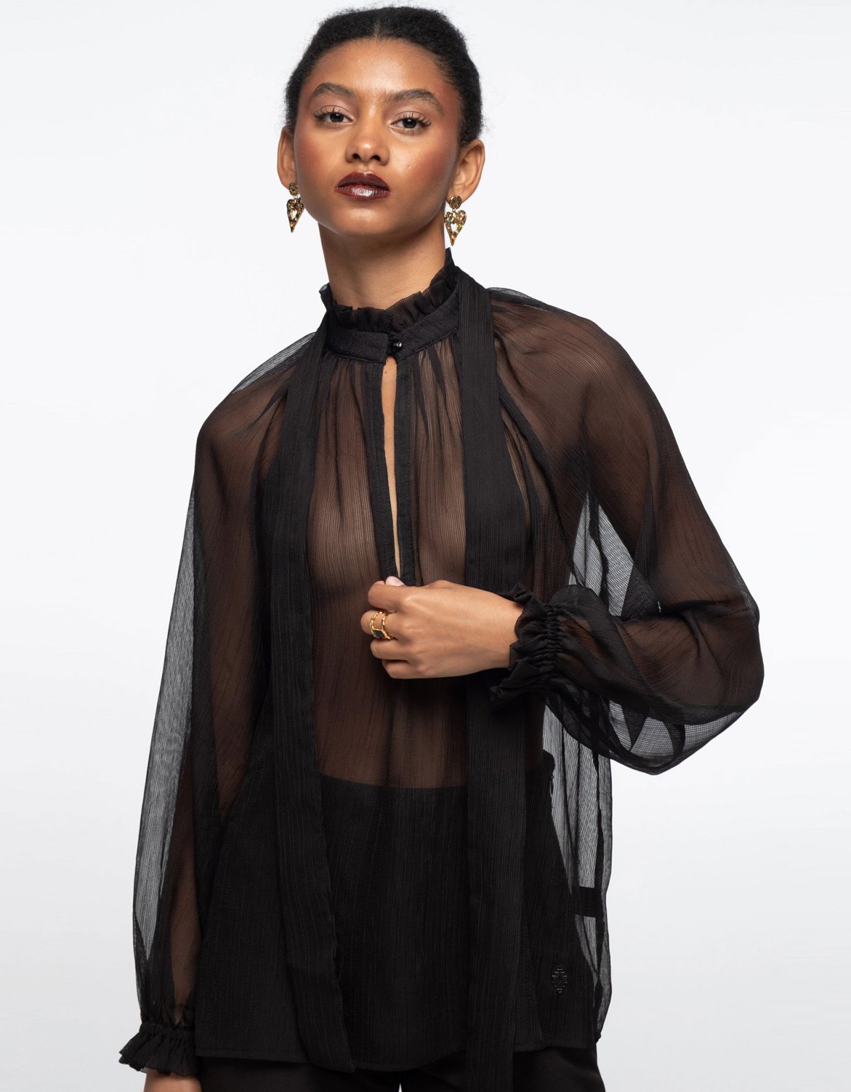 Peace and Chaos Raven top