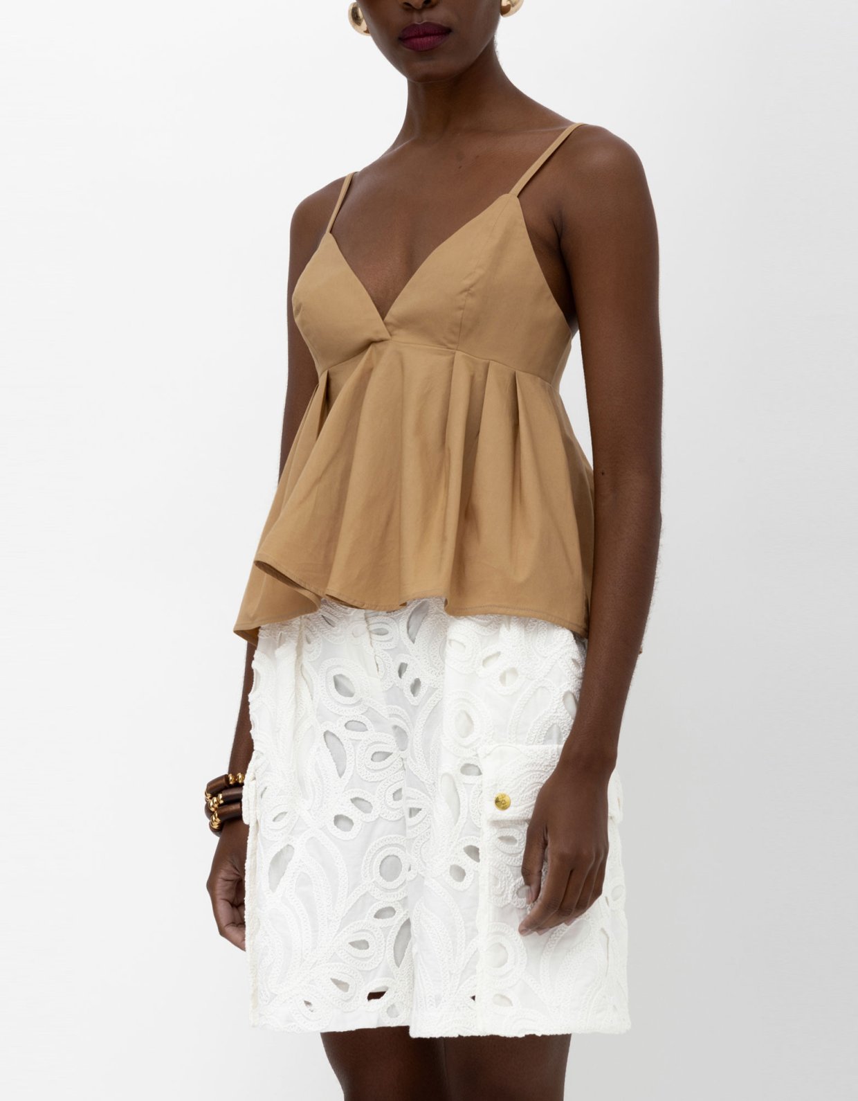 Mallory the label Rico top brown