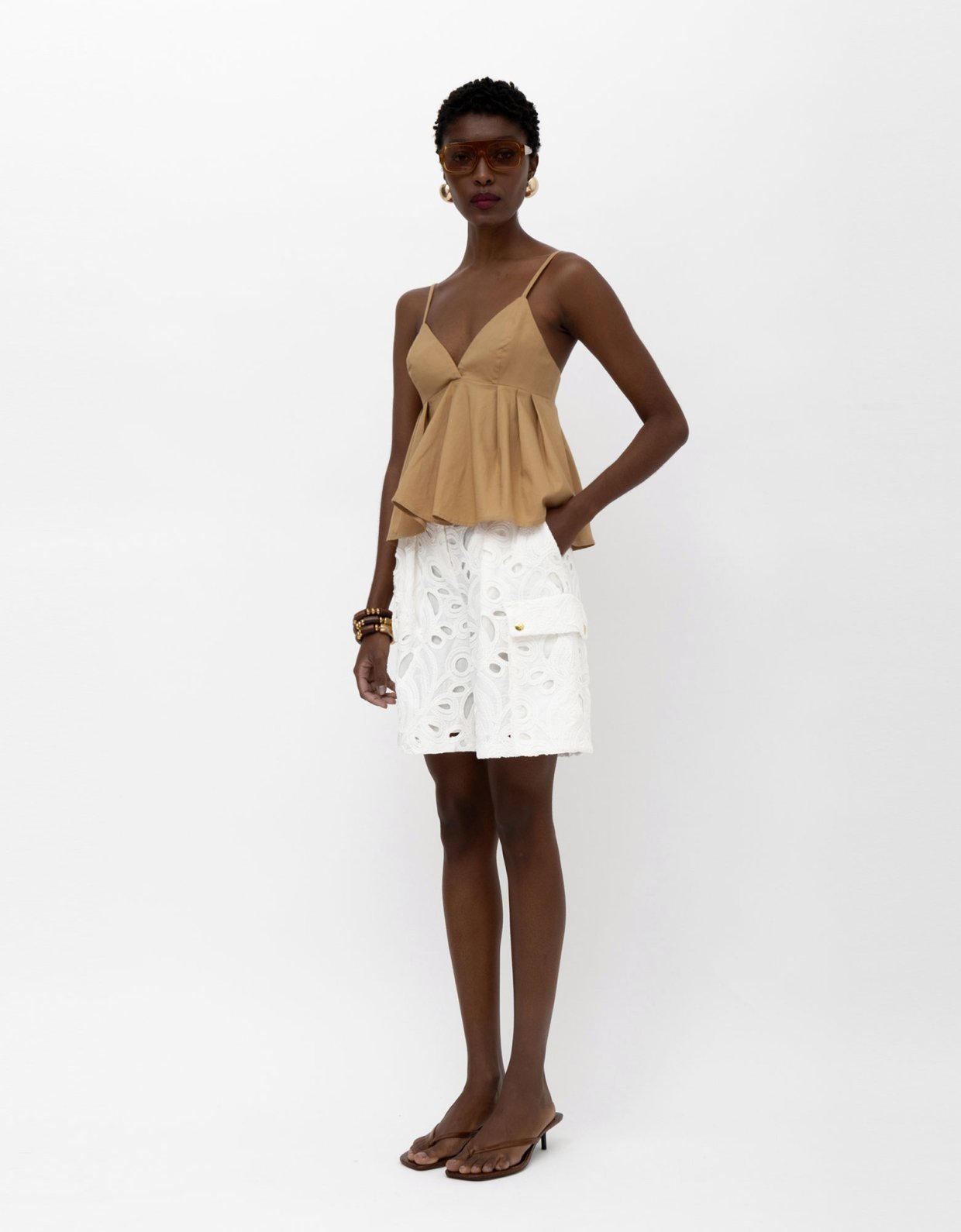 Mallory the label Rico top brown