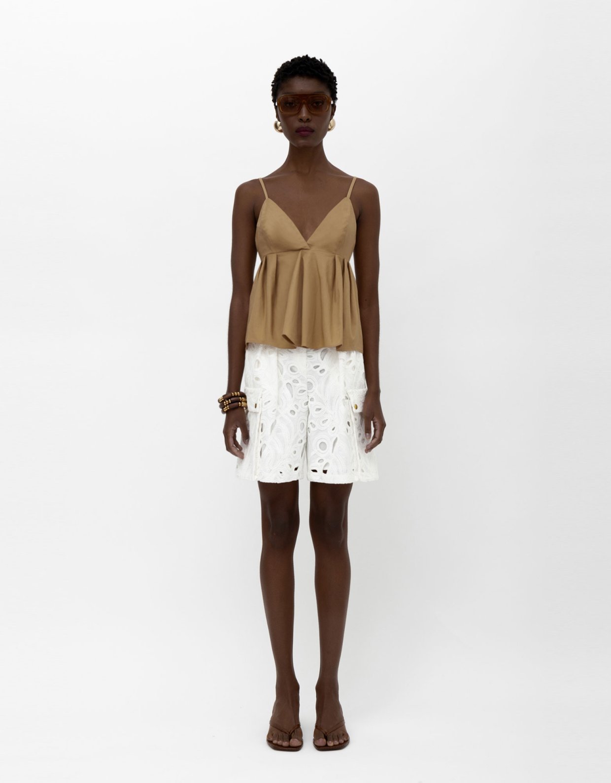 Mallory the label Rico top brown