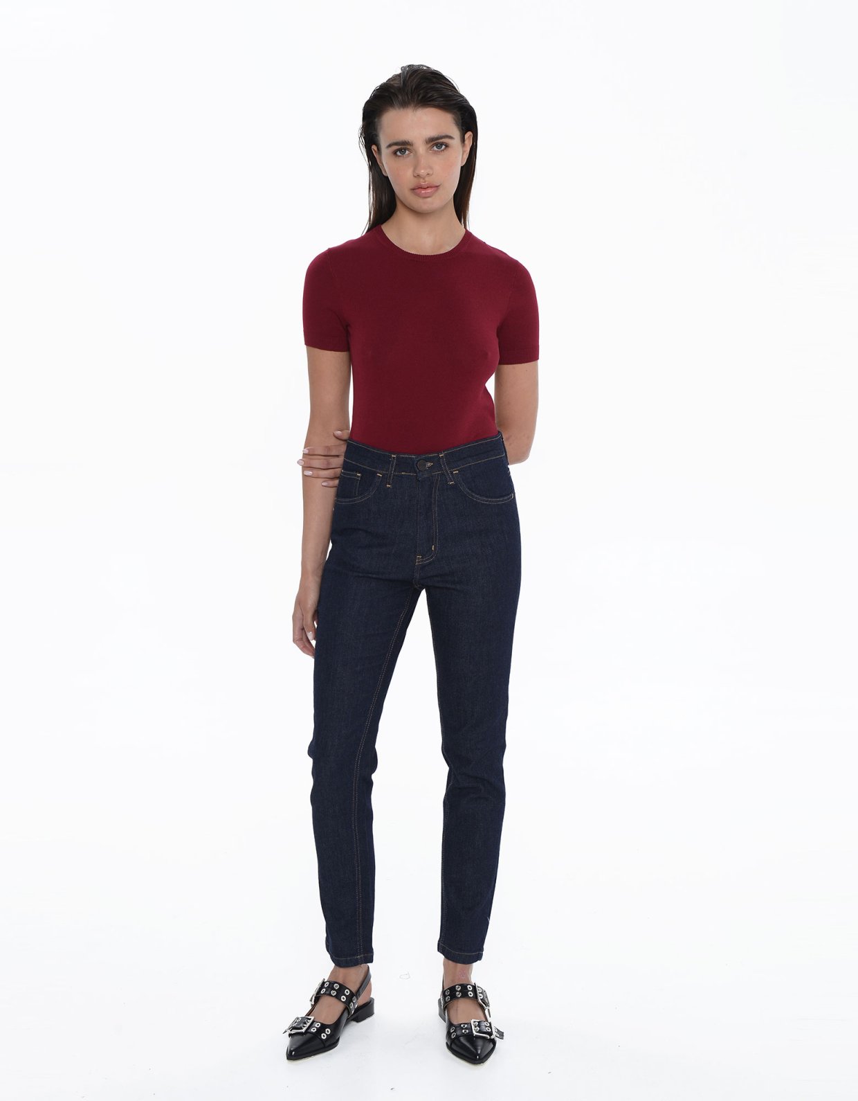 Sac Jeans Rina skinny elastic denim pants ocean blue