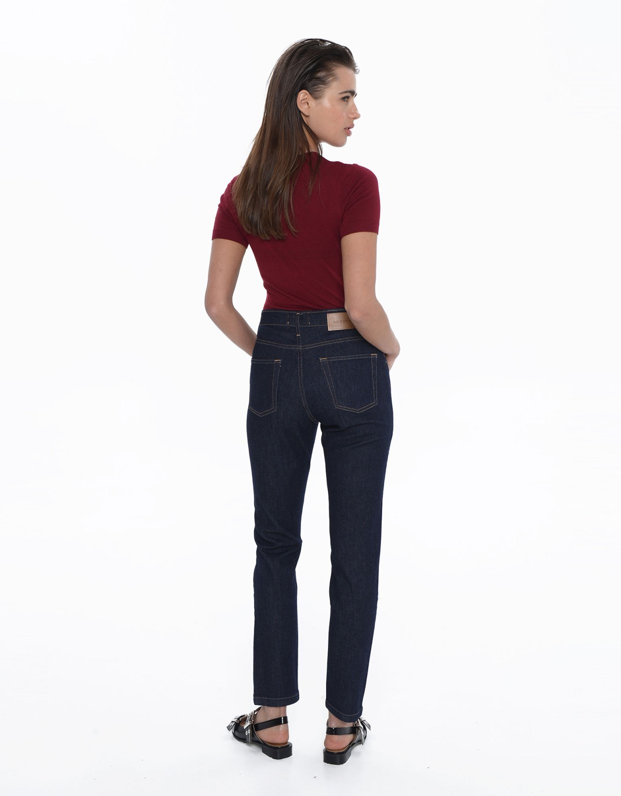 Sac Jeans Rina skinny elastic denim pants ocean blue