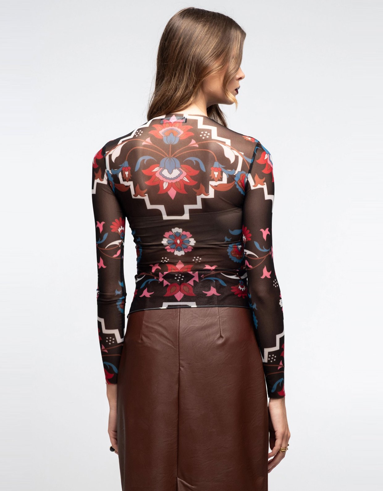 Peace and Chaos Romancer mesh top
