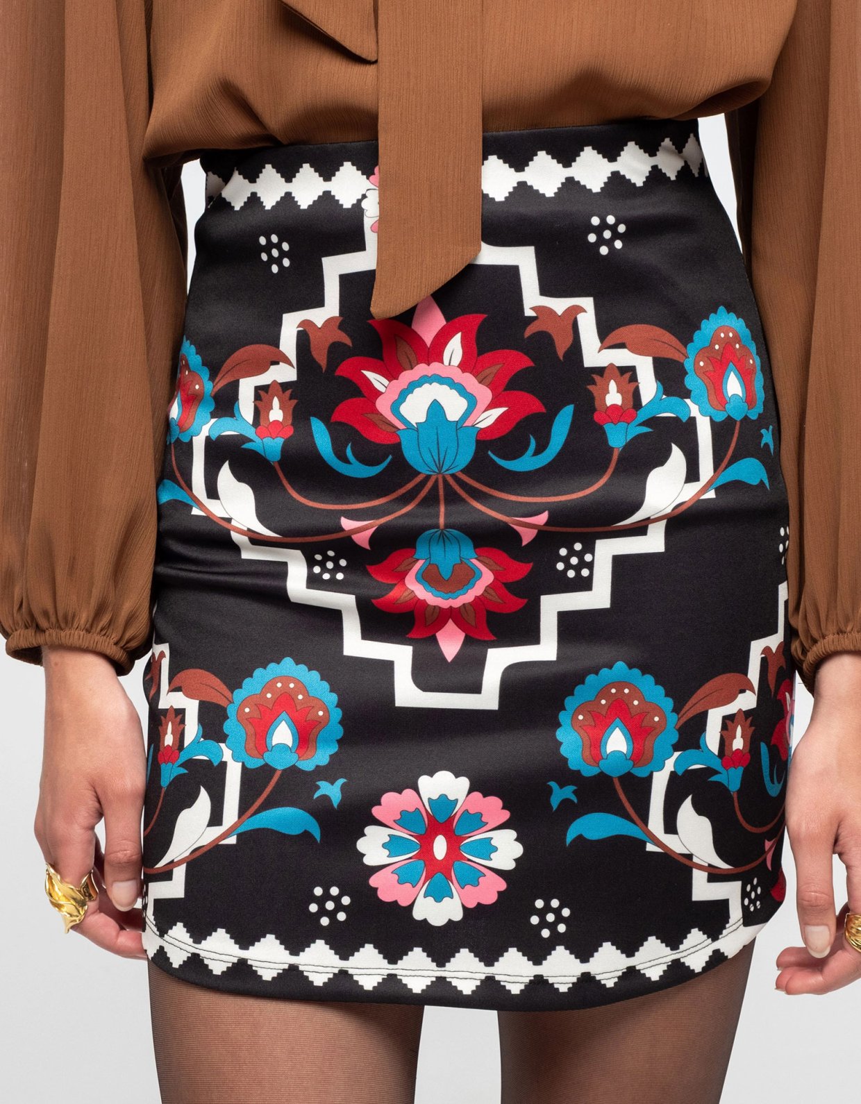 Peace and Chaos Romancer mini skirt