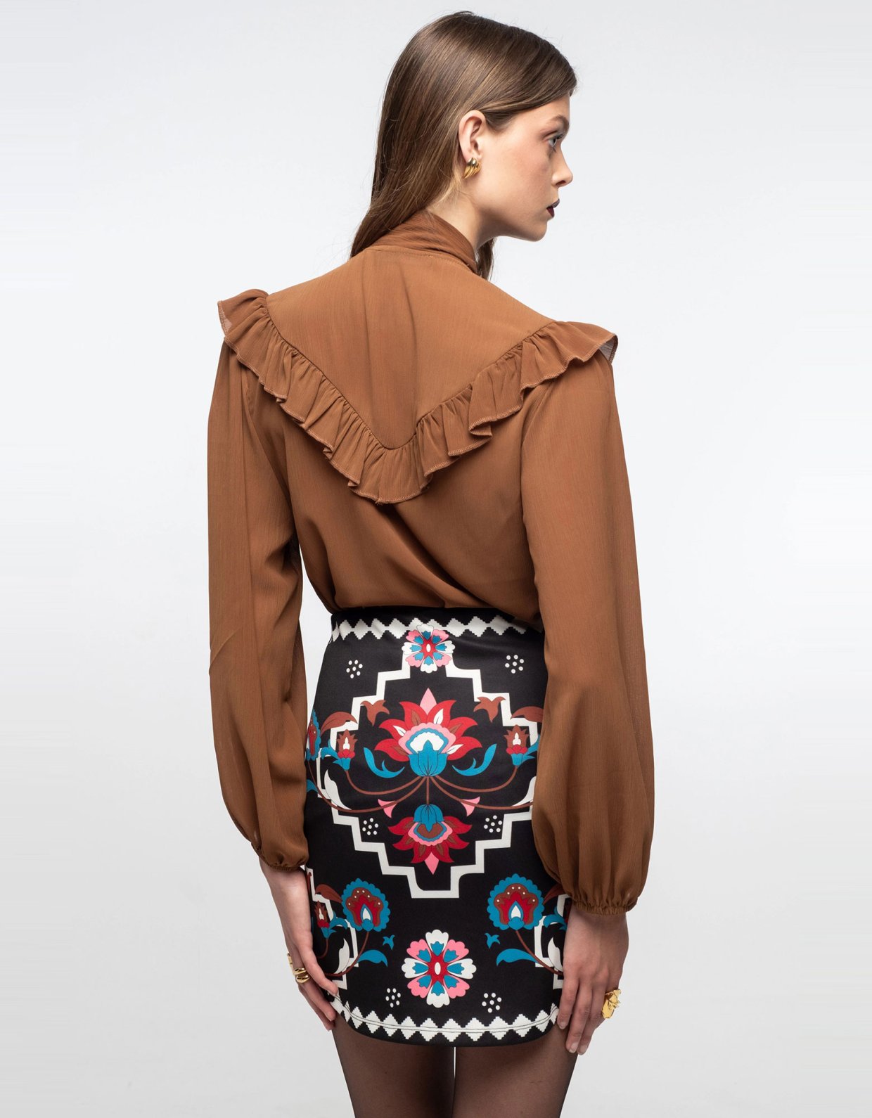 Peace and Chaos Romancer mini skirt