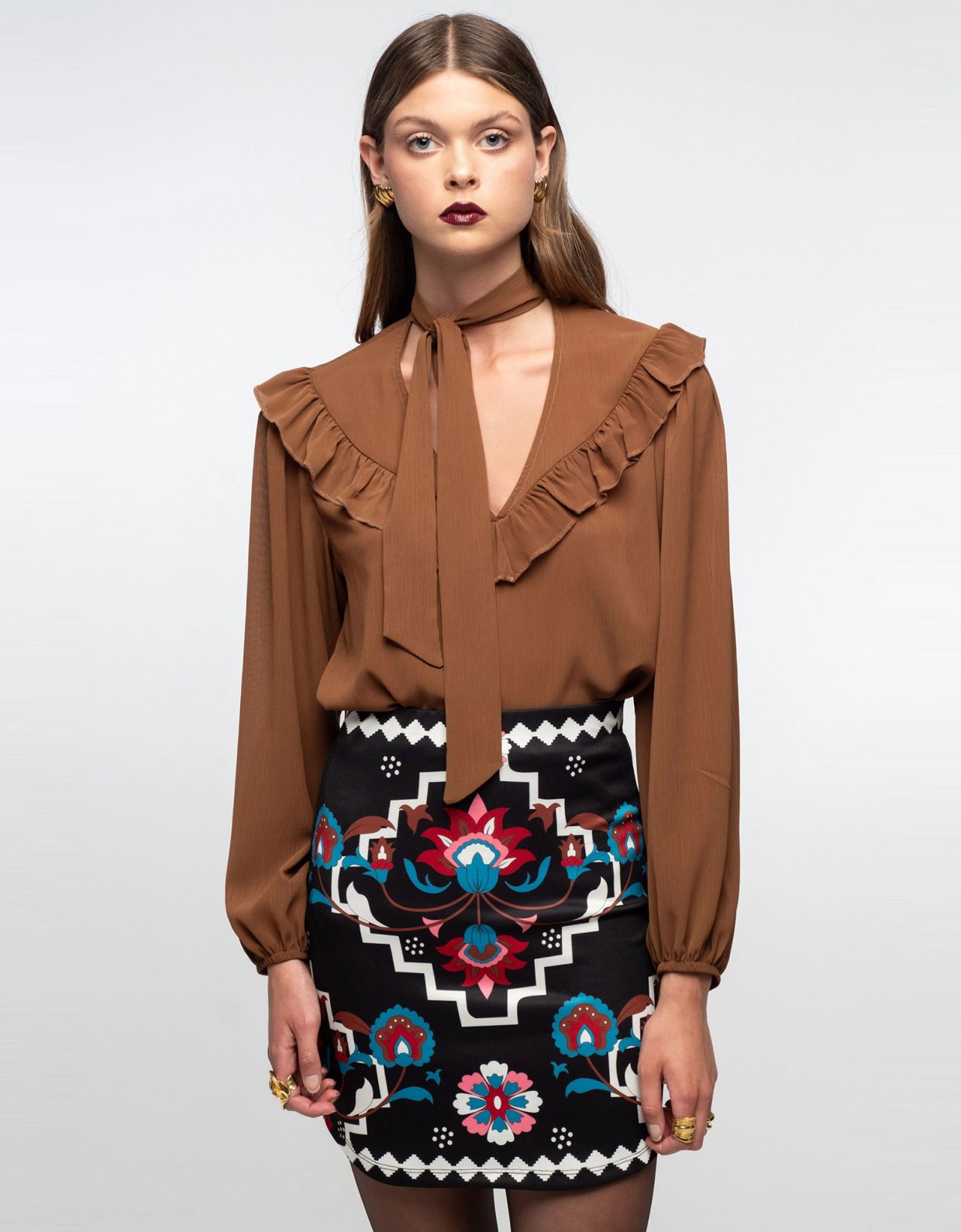 Peace and Chaos Romancer mini skirt