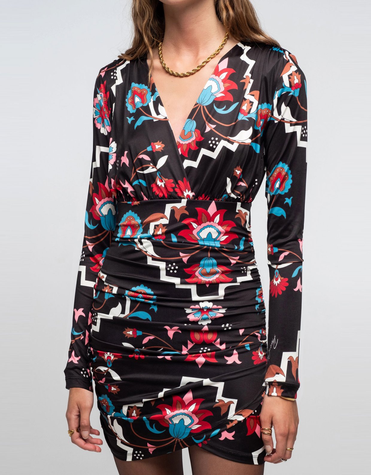 Peace and Chaos Romancer short dress