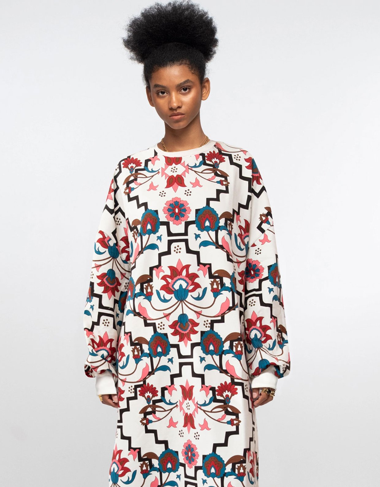 Peace and Chaos Romancer sweater dress ecru
