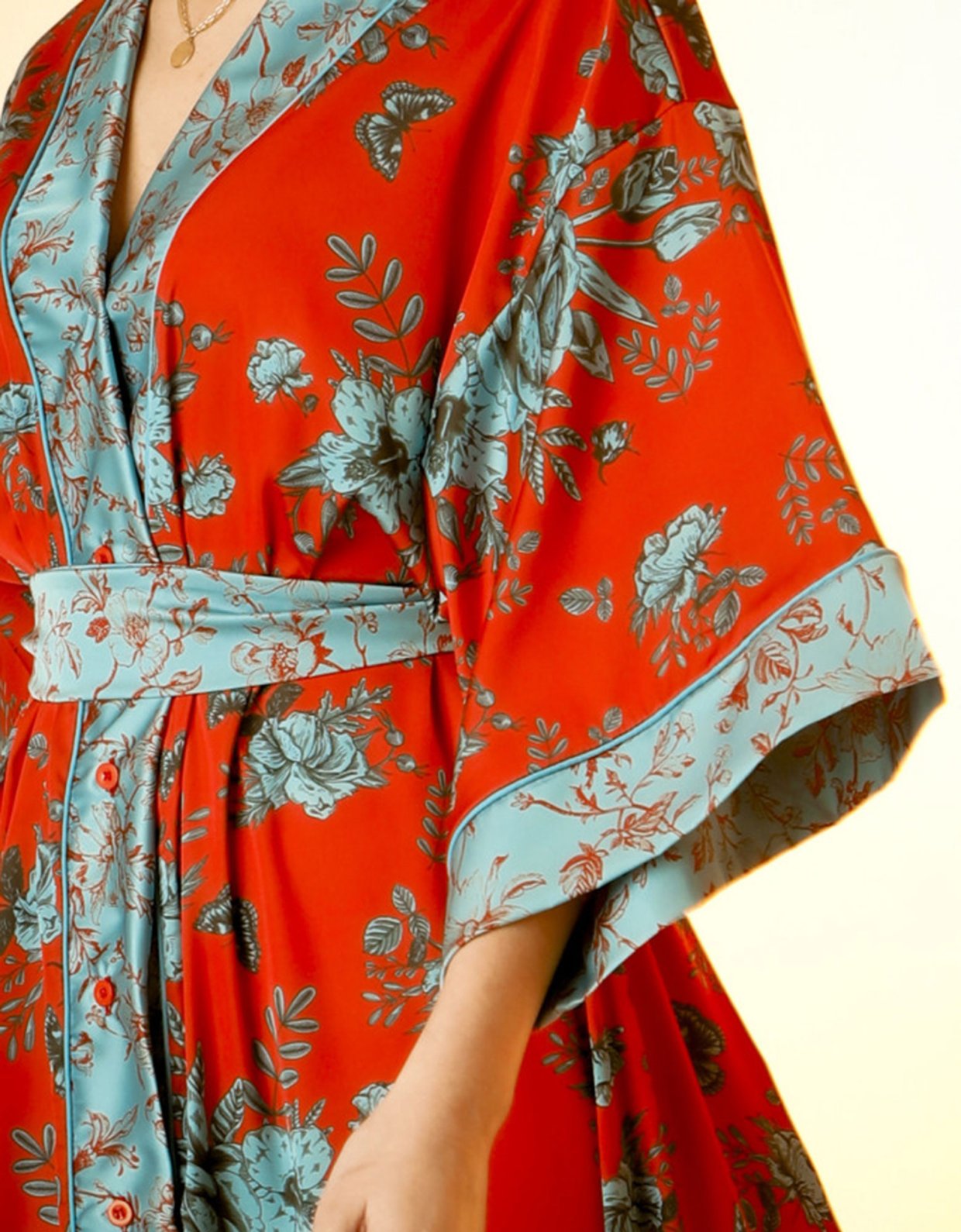 Bee Me Romina midi dress red