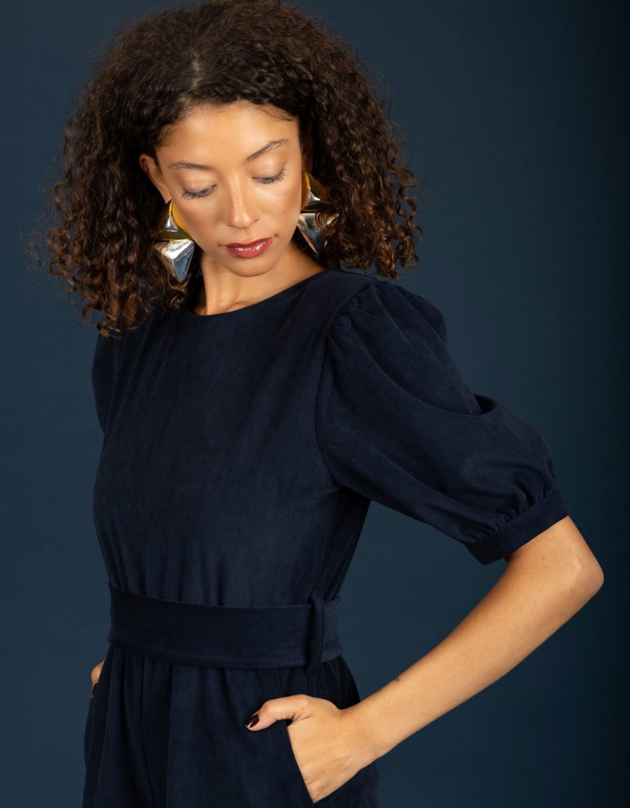 Chaton Rory jumpsuit blue