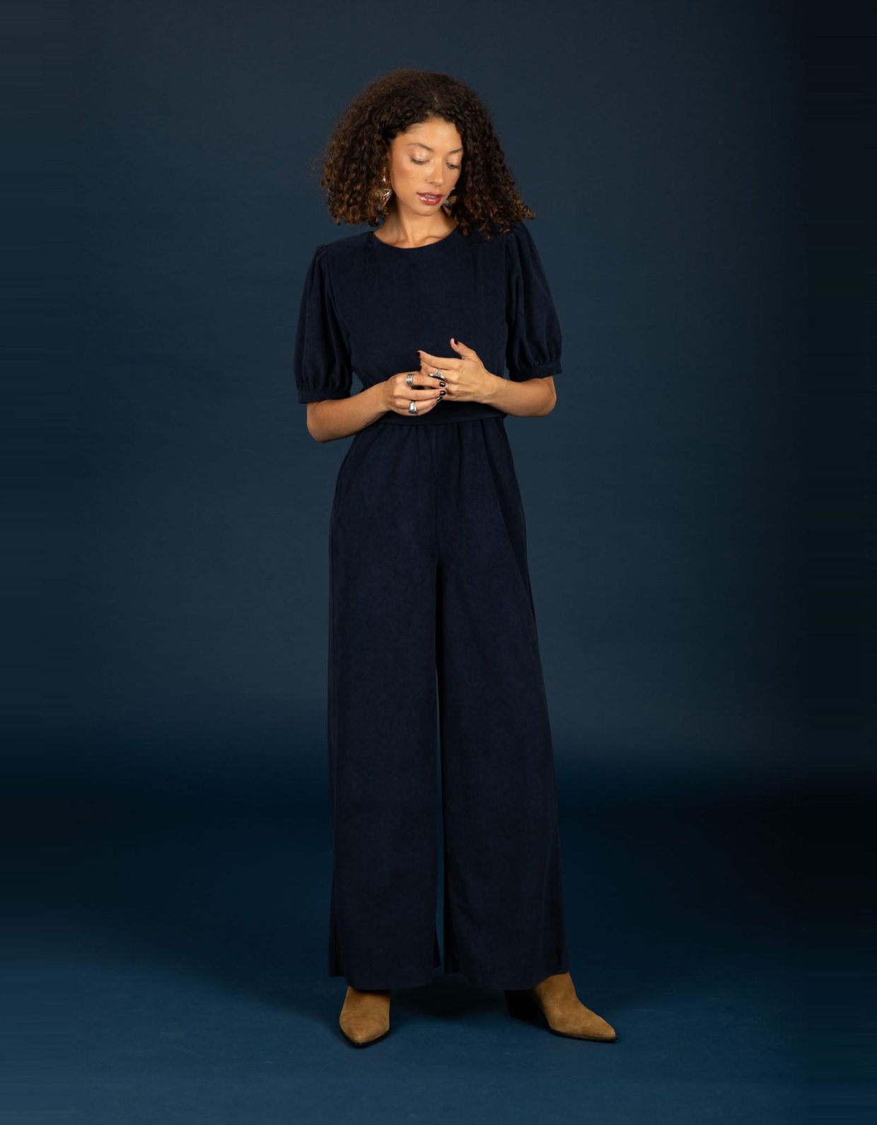 Chaton Rory jumpsuit blue