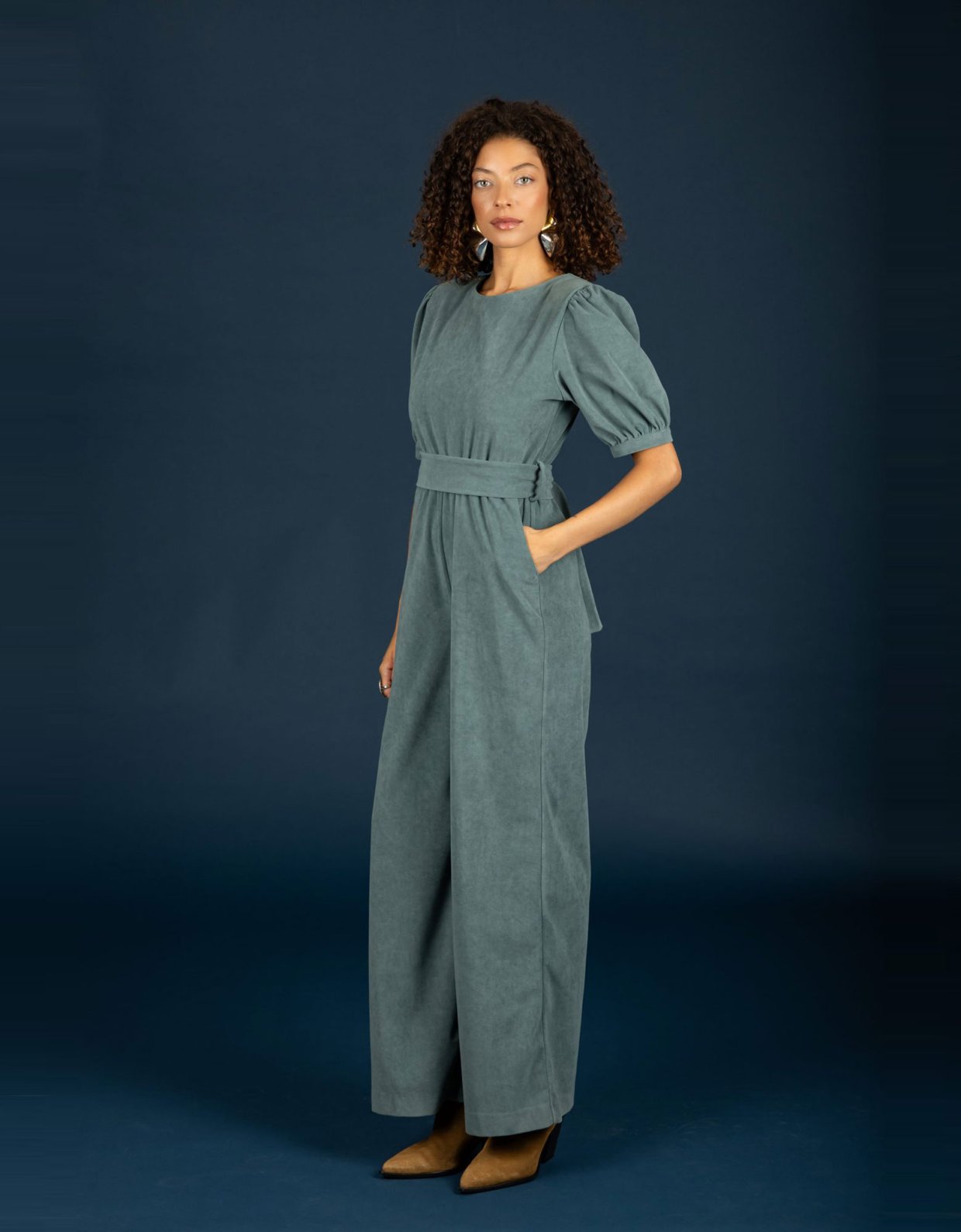 Chaton Rory jumpsuit petrol