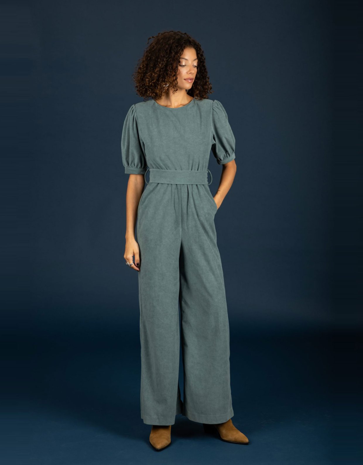 Chaton Rory jumpsuit petrol