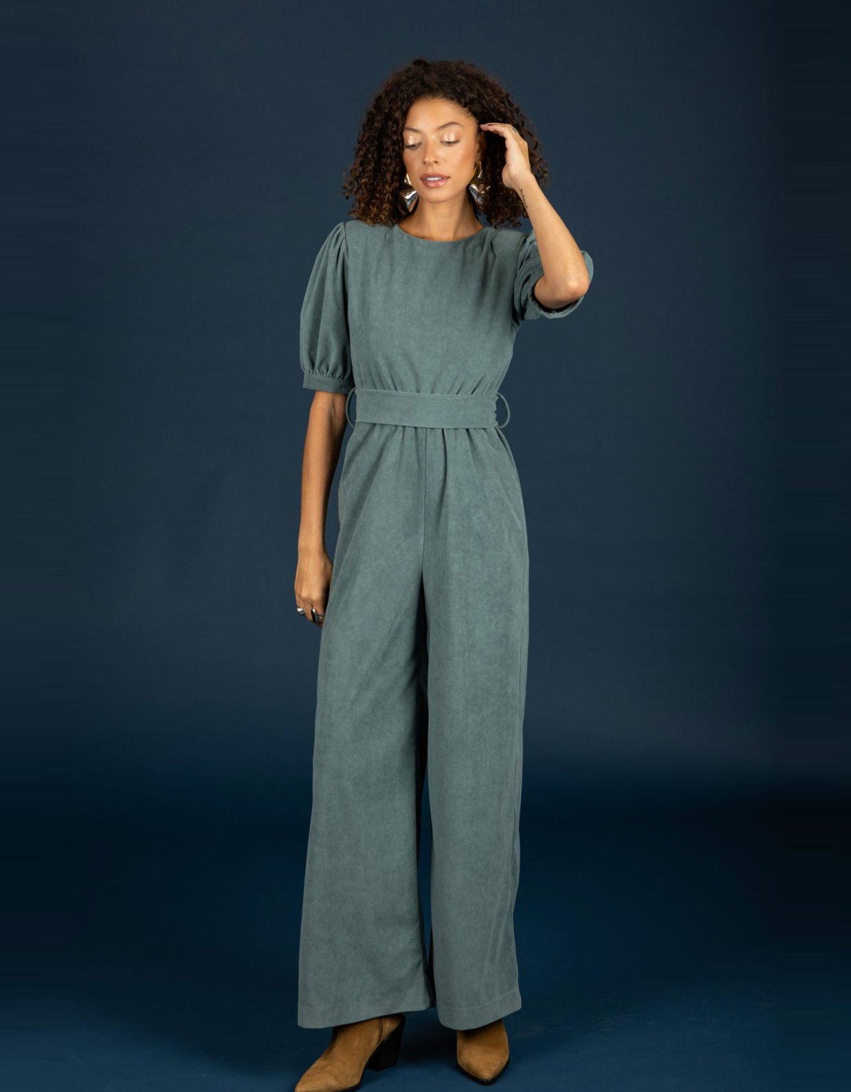 Chaton Rory jumpsuit petrol