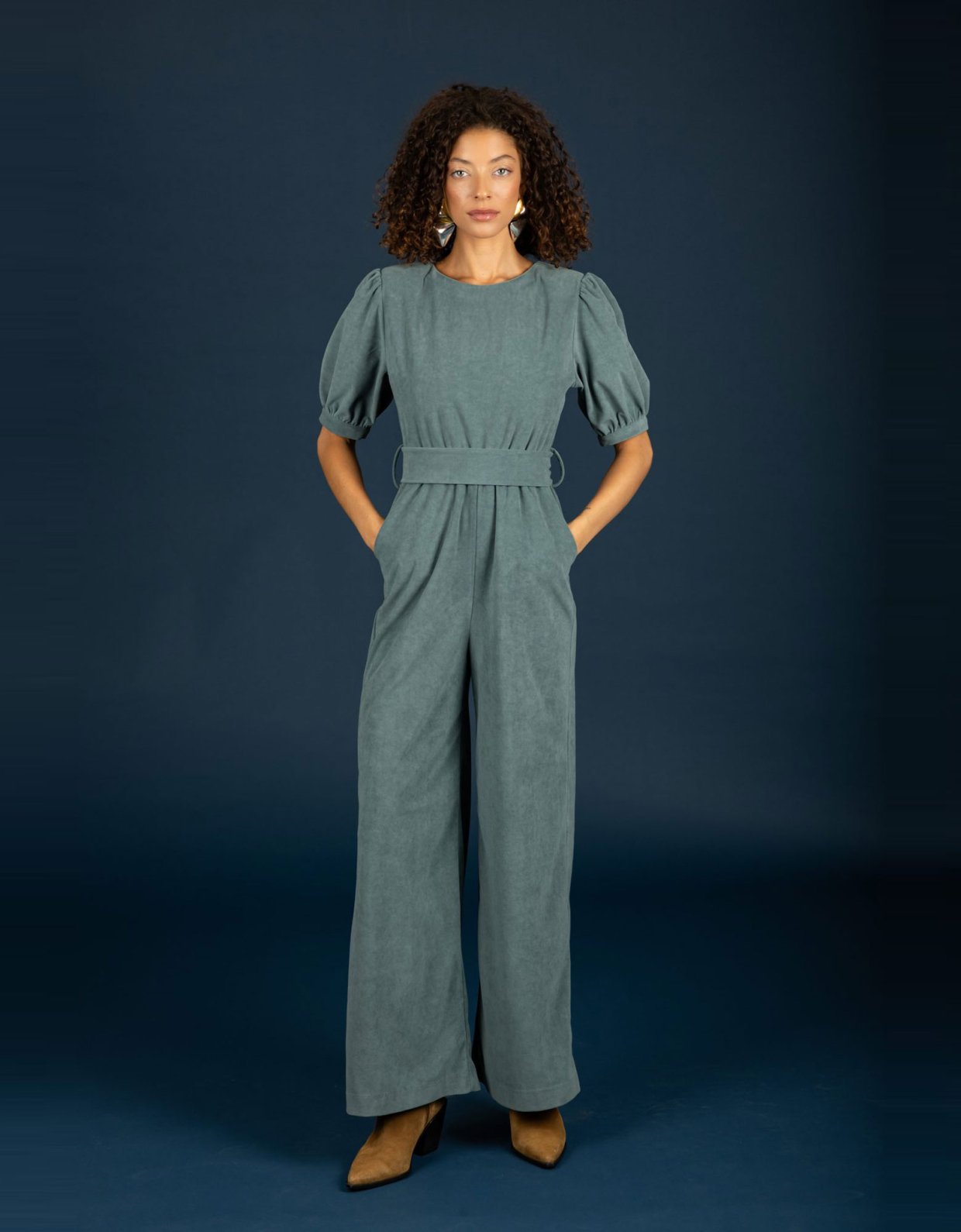 Chaton Rory jumpsuit petrol