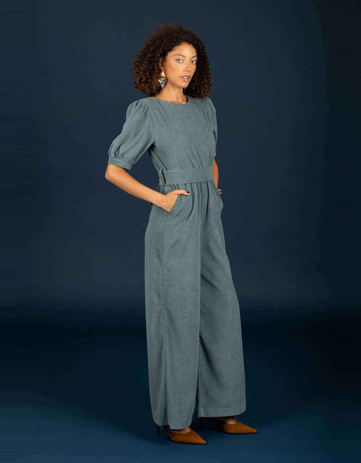 Chaton Rory jumpsuit petrol