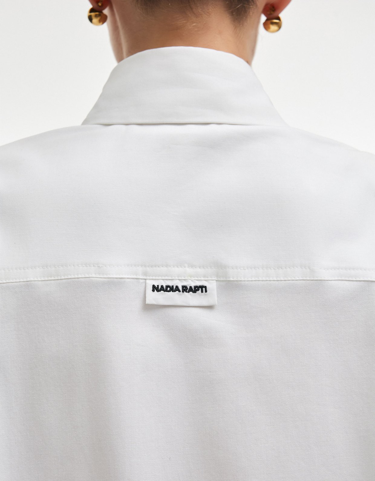 Nadia Rapti Rose shirt off white