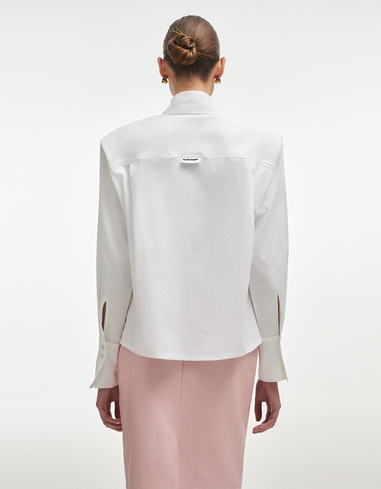 Nadia Rapti Rose shirt off white