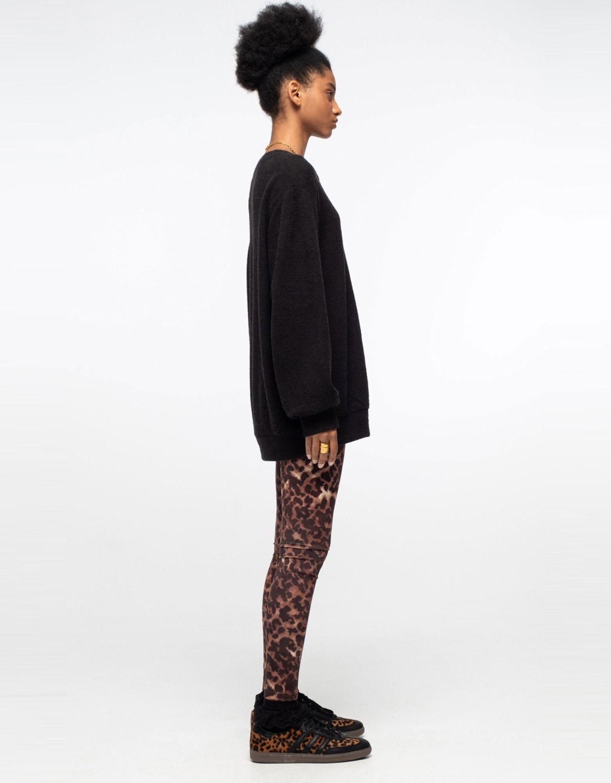 Peace and Chaos Rosette leggings