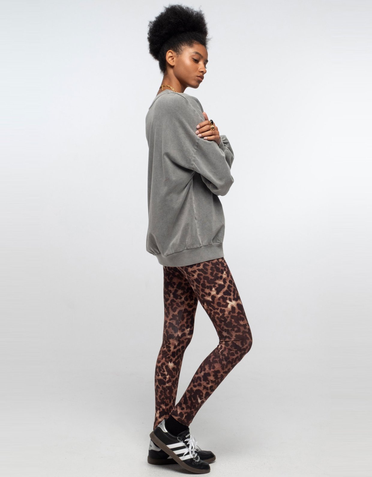 Peace and Chaos Rosette leggings