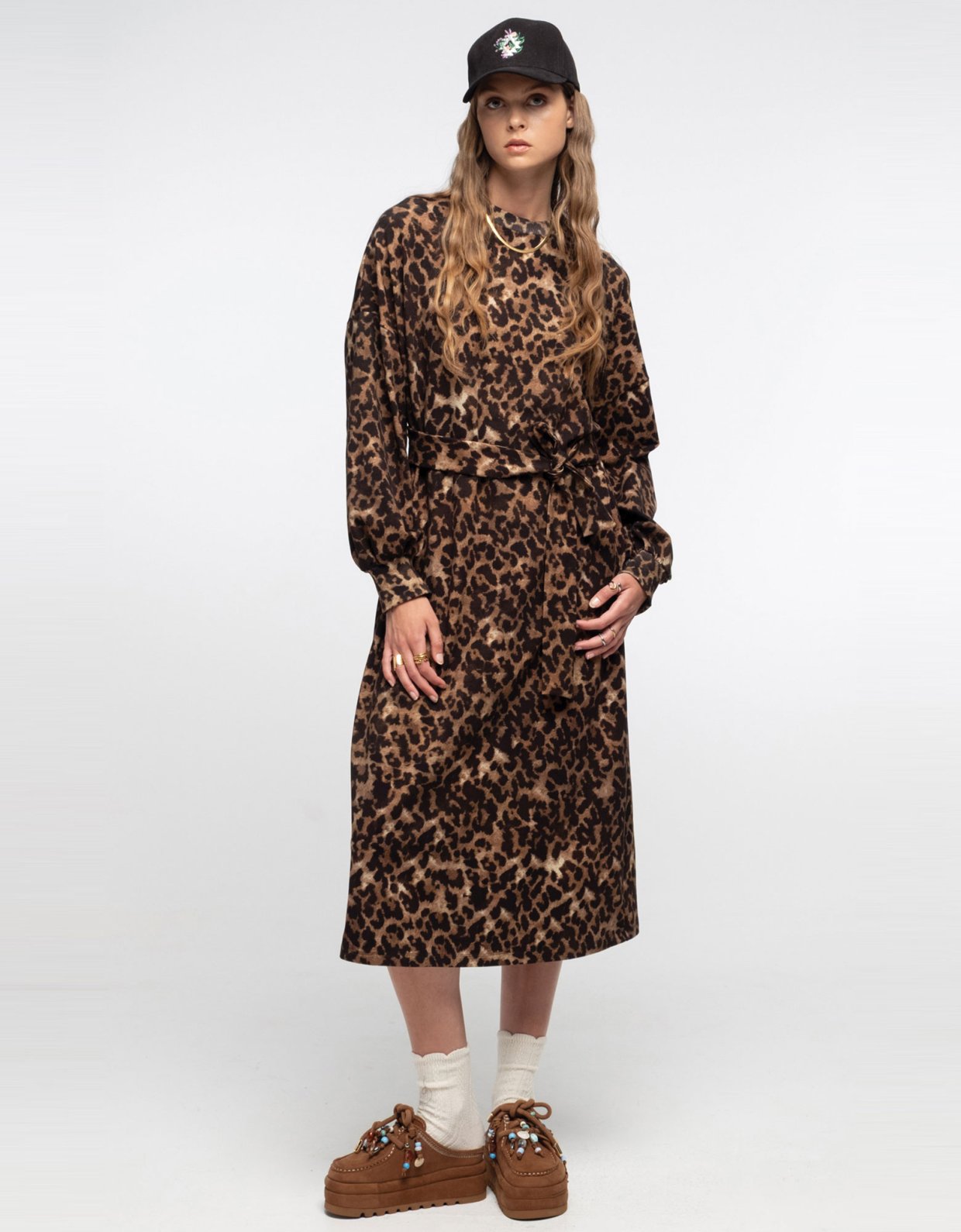 Peace and Chaos Rosette long dress