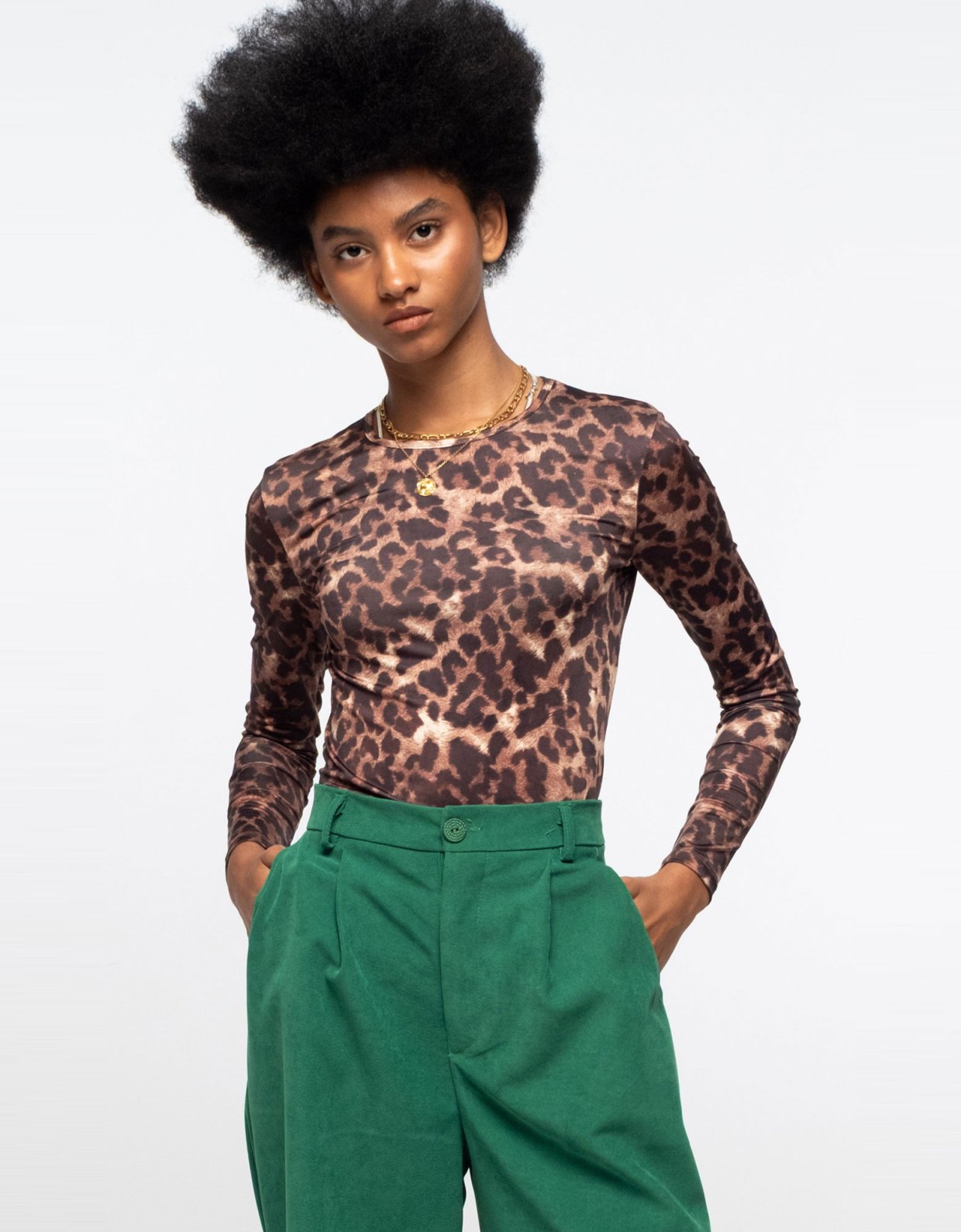 Peace and Chaos Rosette top