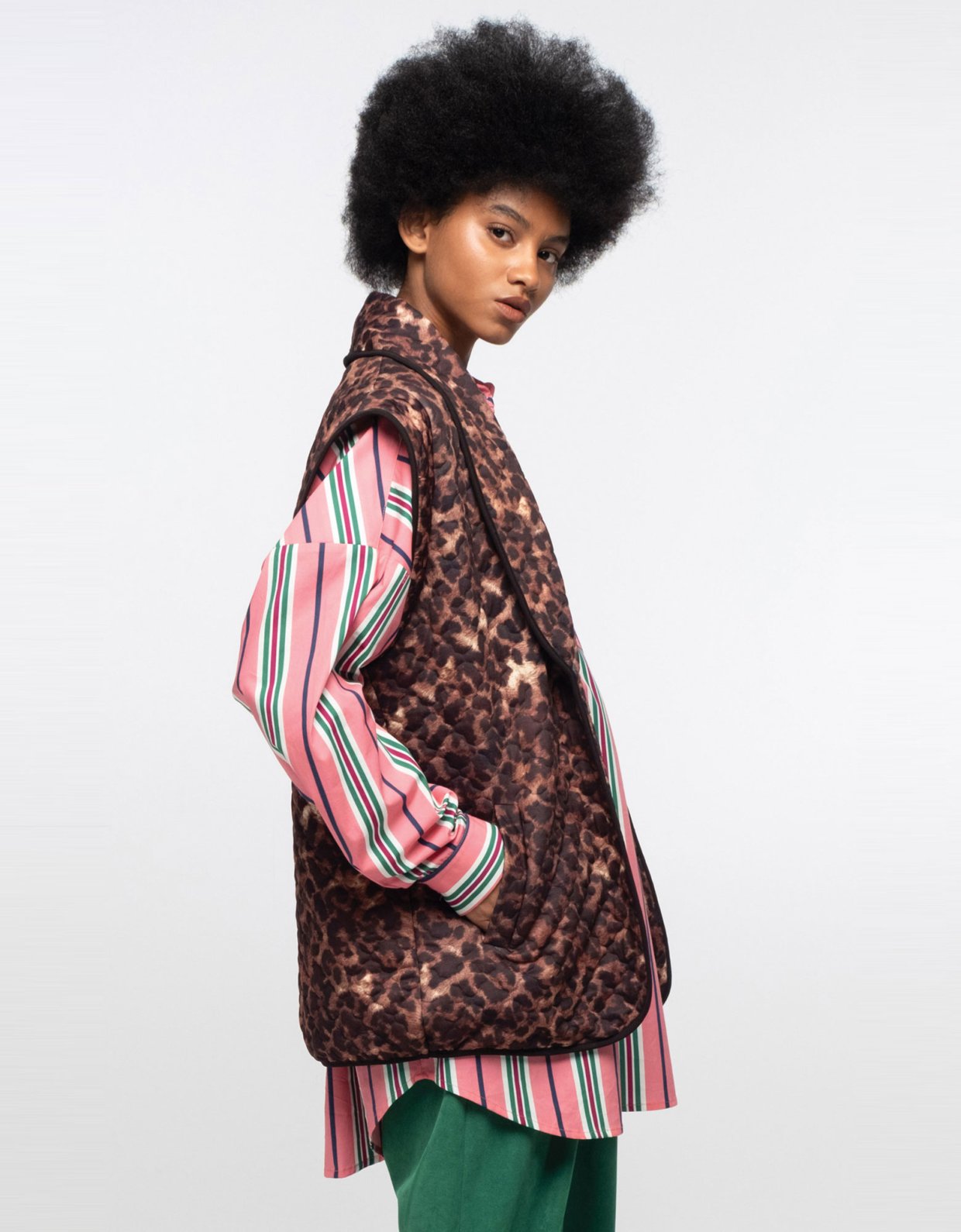 Peace and Chaos Rosette waistcoat