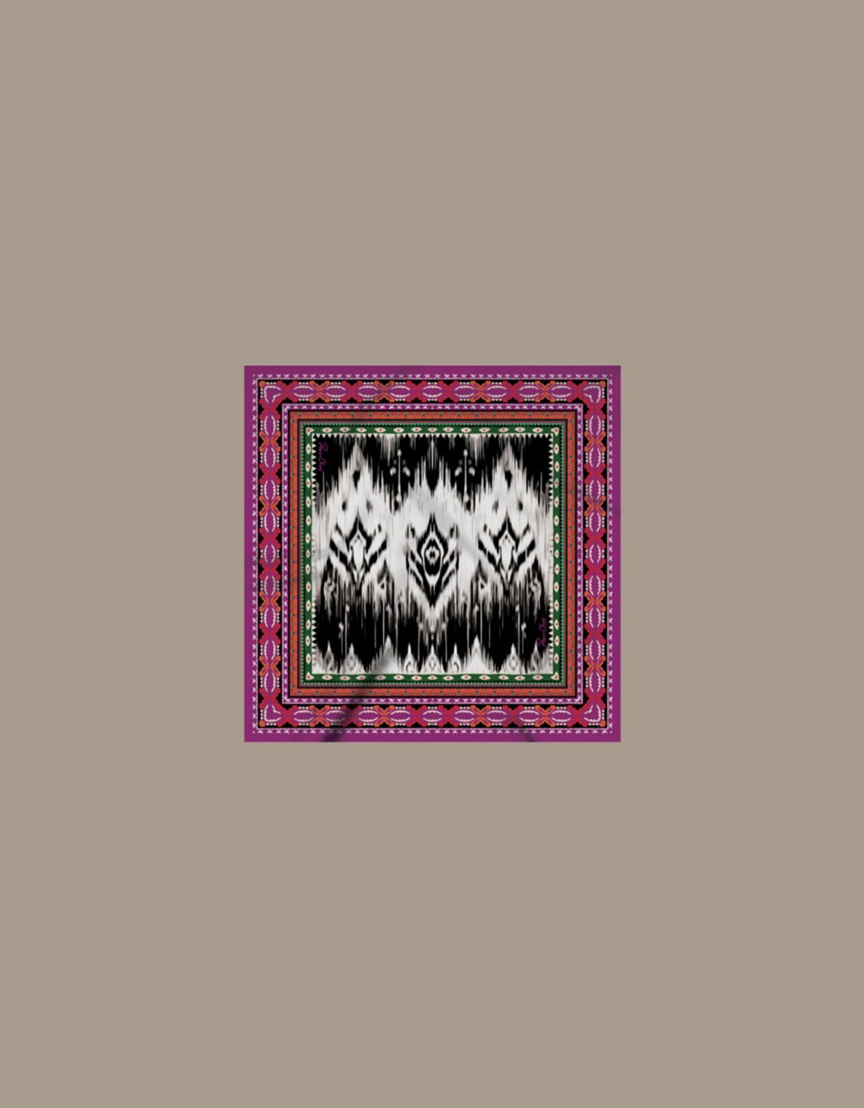 Peace and Chaos Obscura scarf