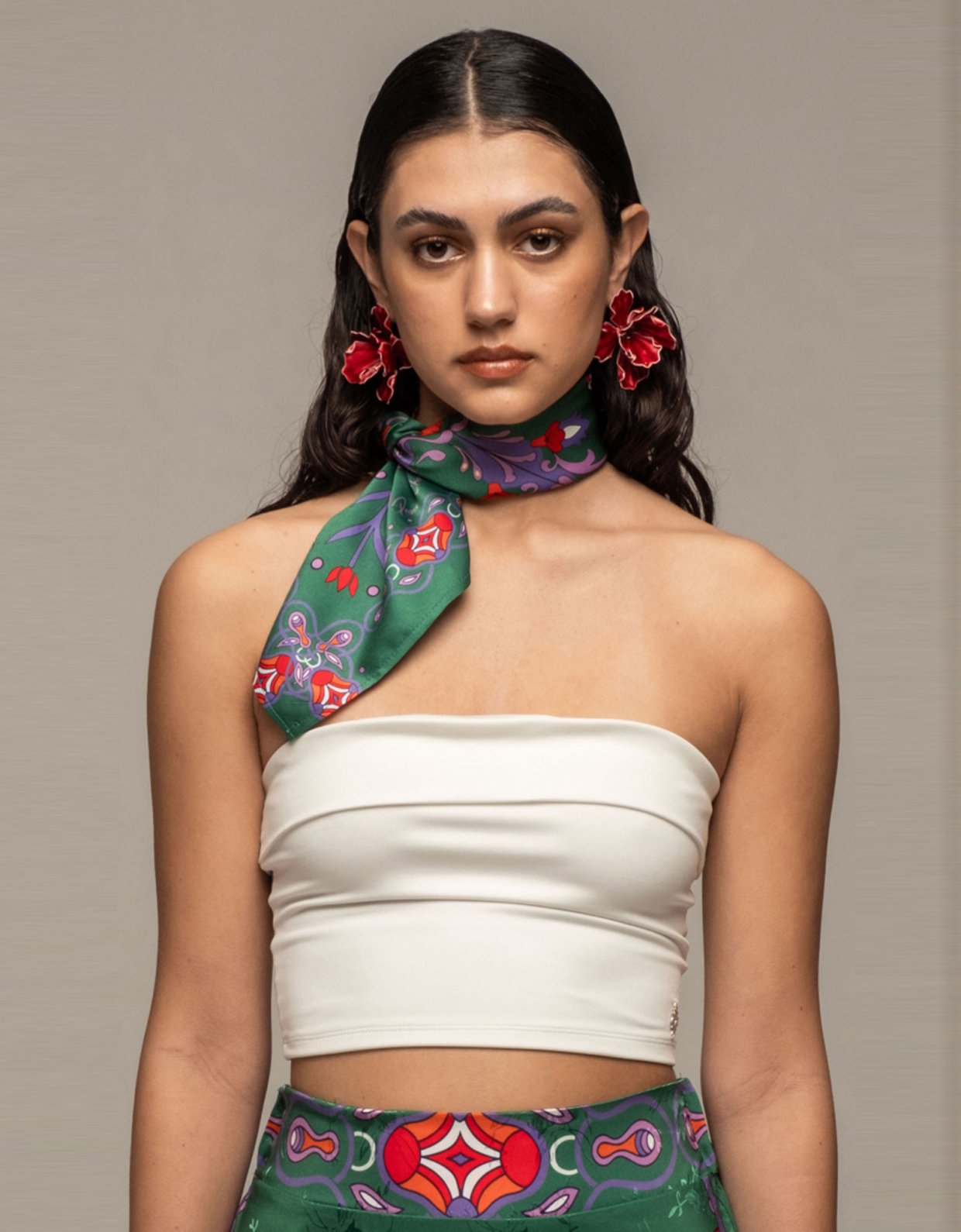 Peace and Chaos Aloe scarf