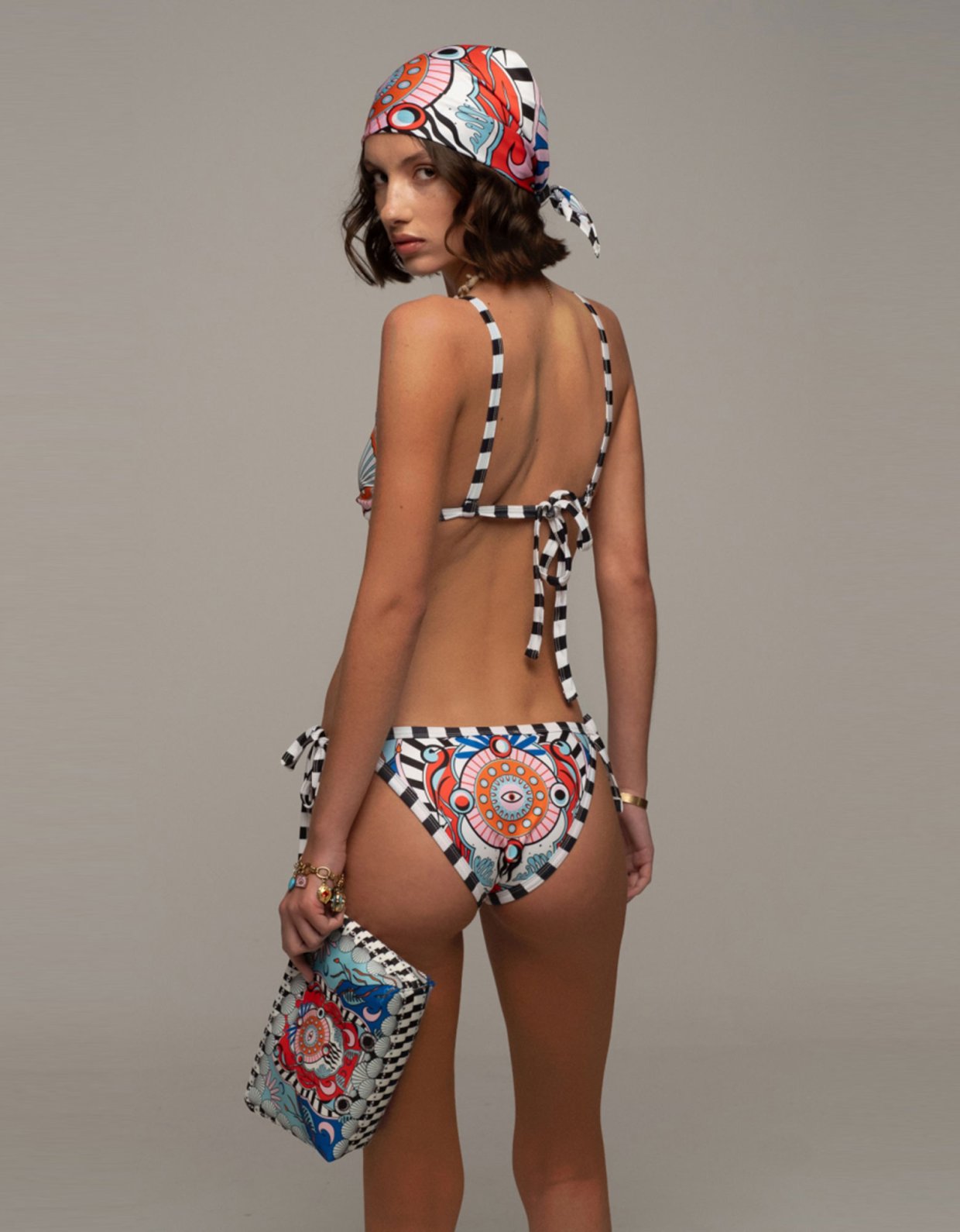 Peace and Chaos Surrealist bikini