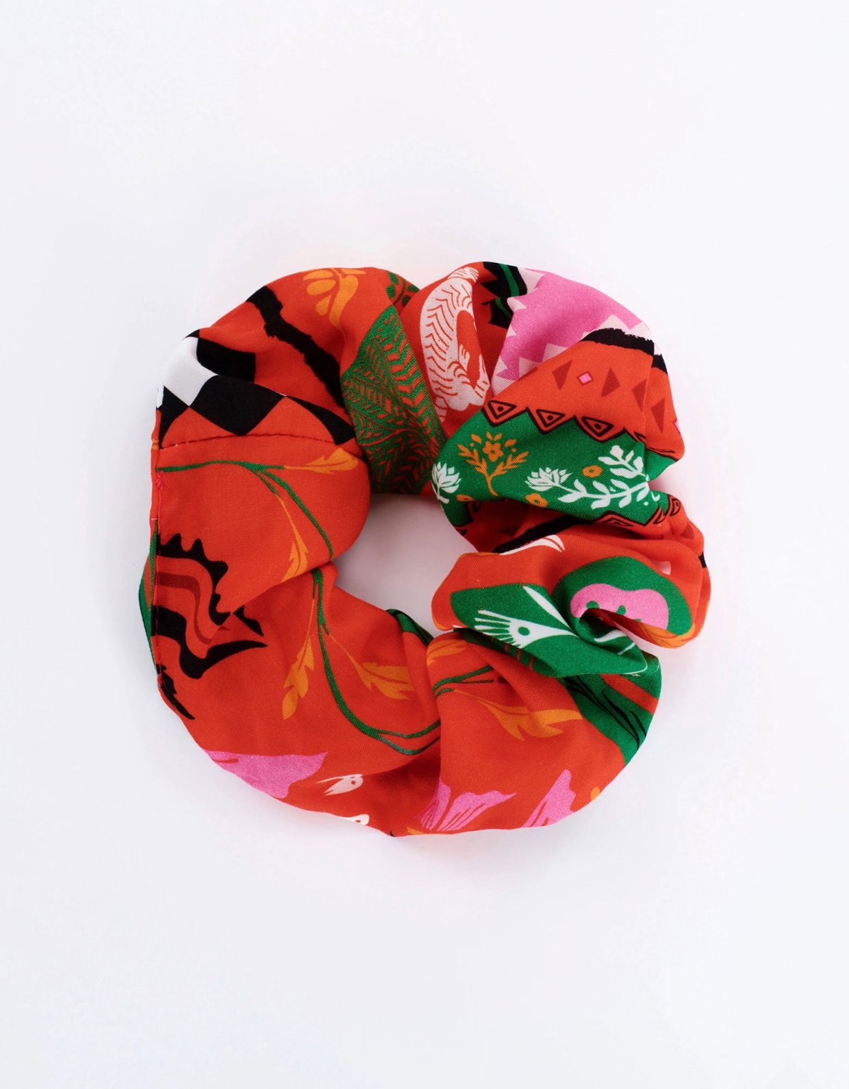 Peace and Chaos Pina colada scrunchie