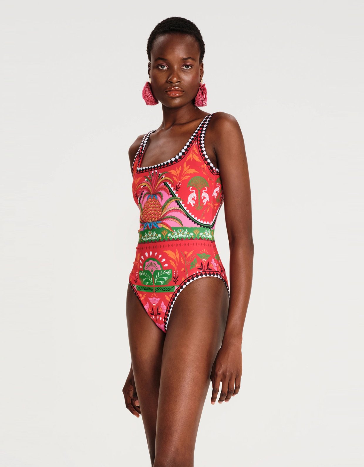 Peace and Chaos Pina colada swimsuit