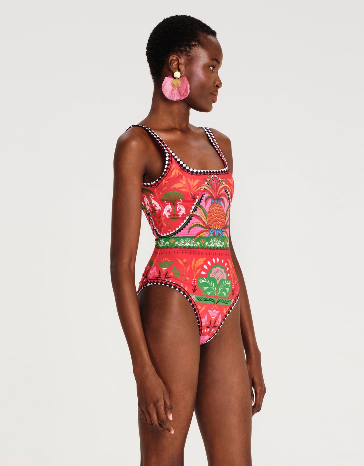 Peace and Chaos Pina colada swimsuit