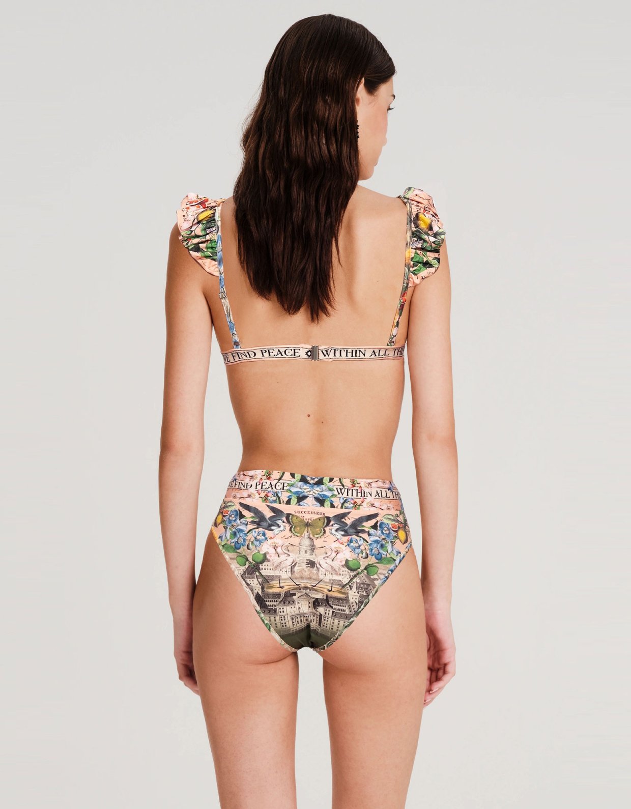 Peace and Chaos Citrus bikini