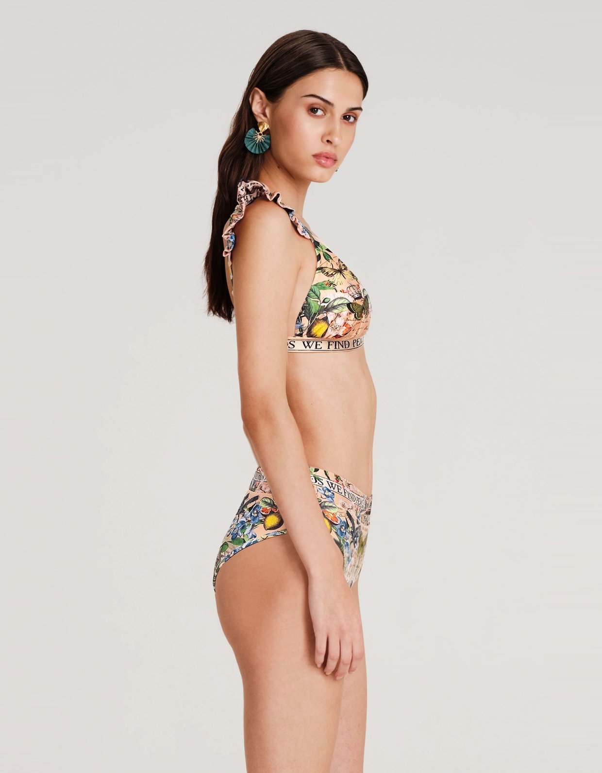 Peace and Chaos Citrus bikini