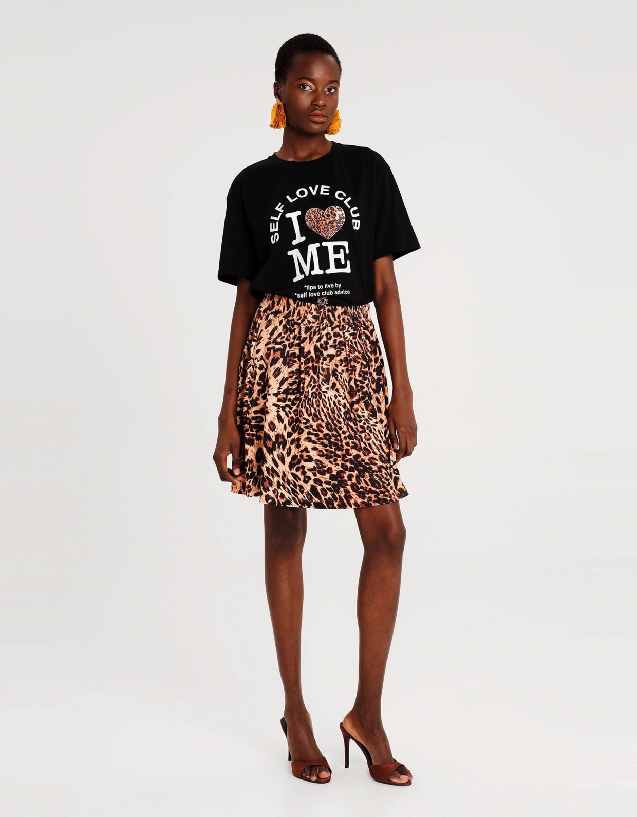 Peace and Chaos Pulse mini skirt