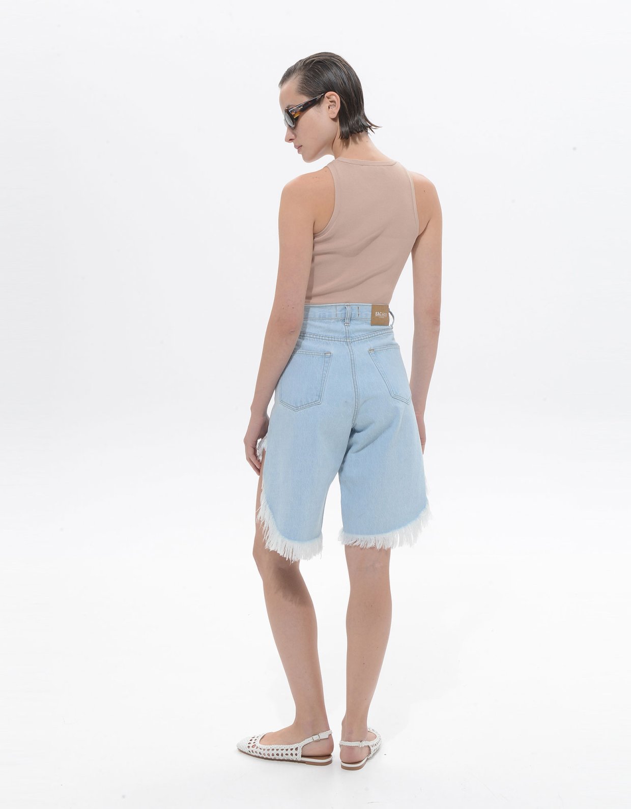 Sac Jeans Analu denim bermuda light blue