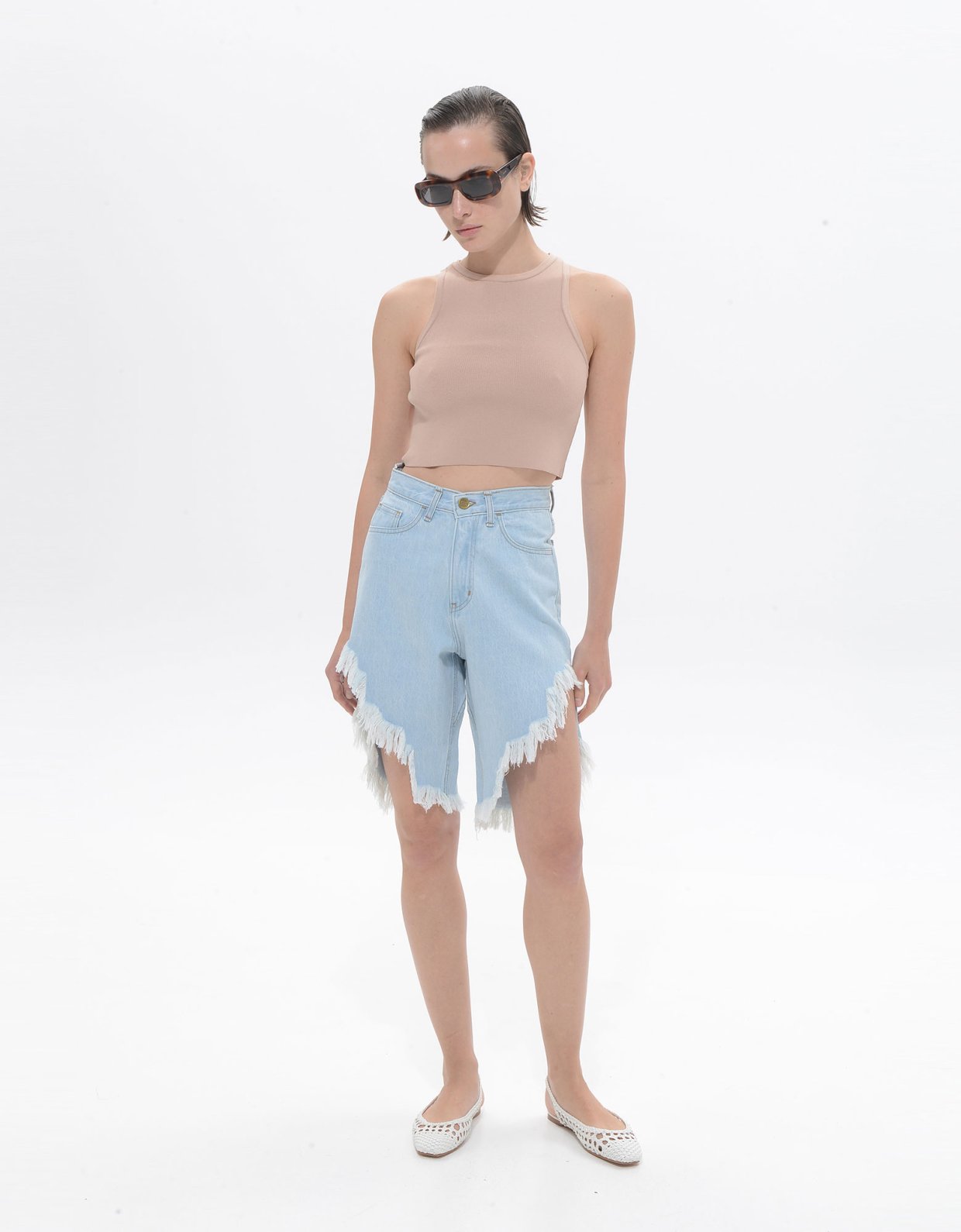 Sac Jeans Analu denim bermuda light blue