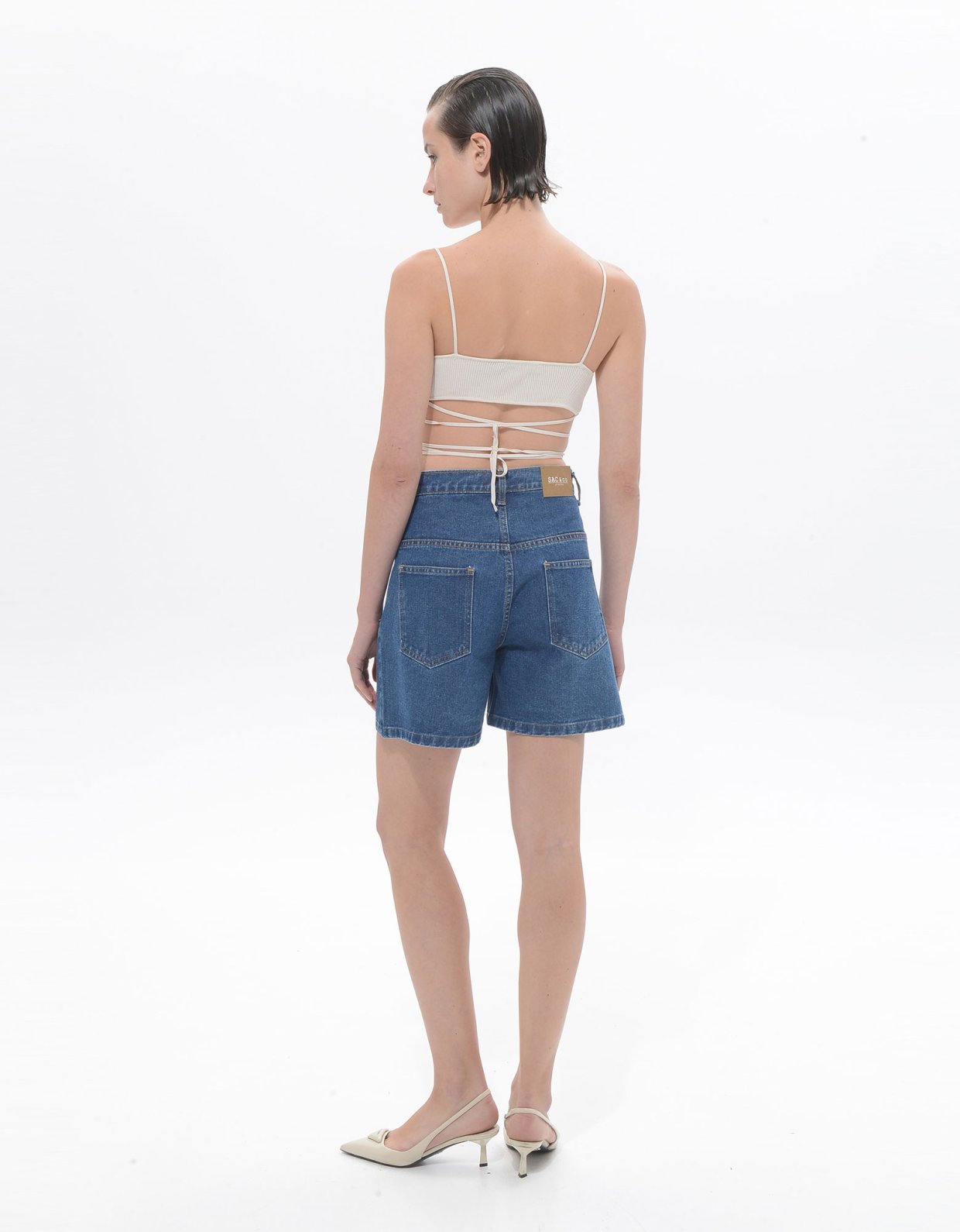 Sac Jeans Brenda denim shorts mid blue