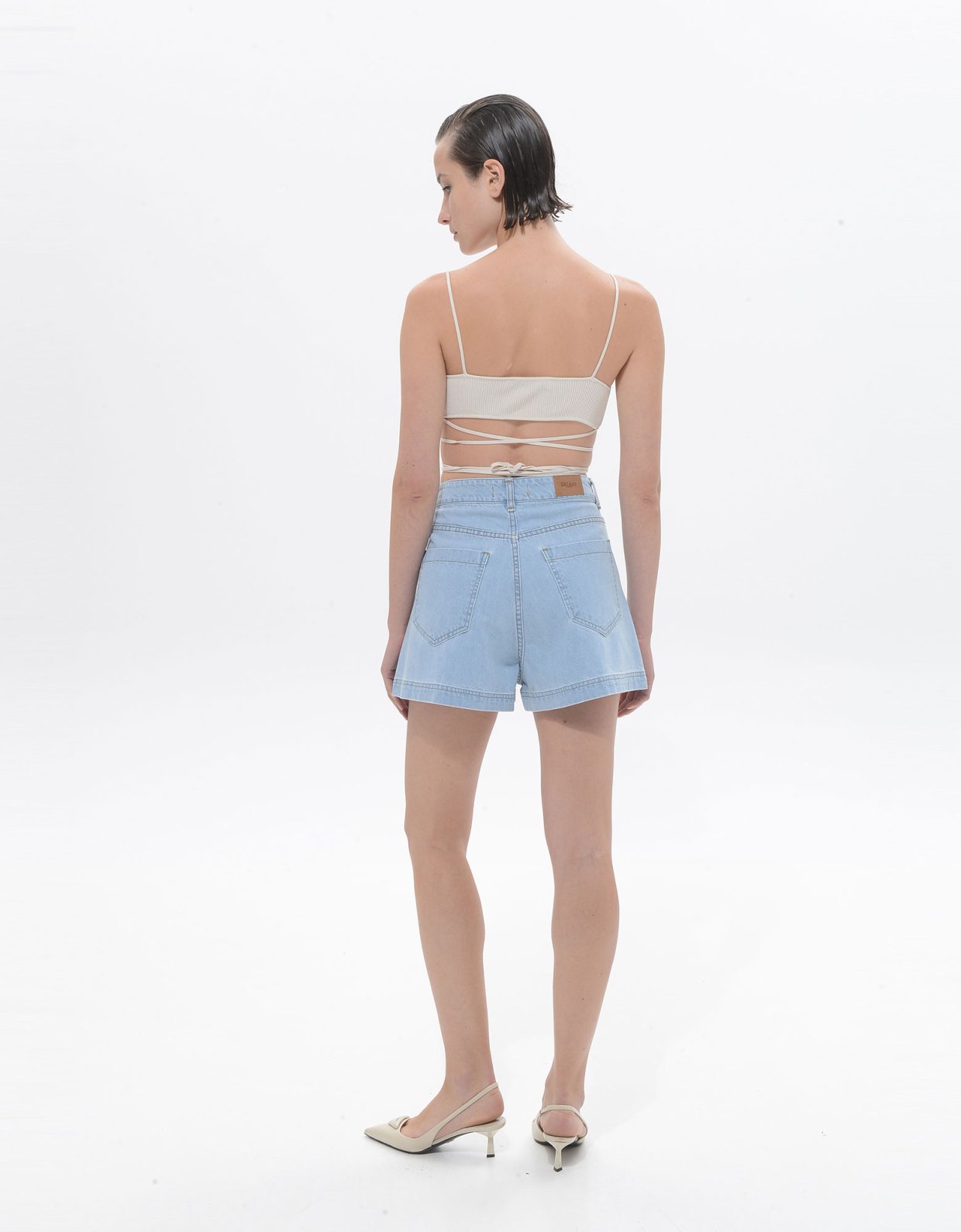 Sac Jeans Britney denim shorts light blue