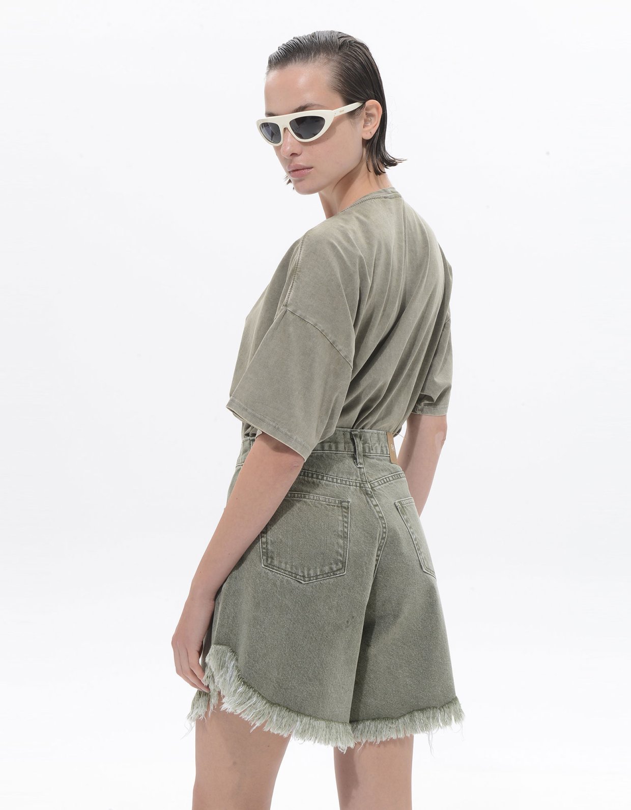 Sac Jeans Domna denim bermuda khaki
