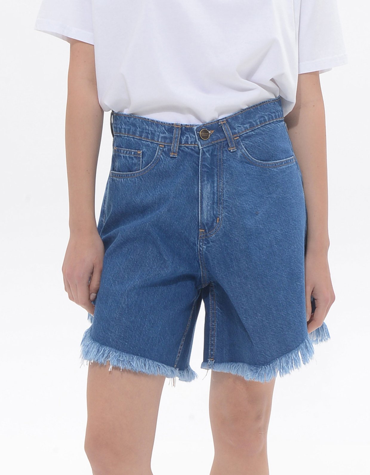 Sac Jeans Tulum denim shorts mid blue