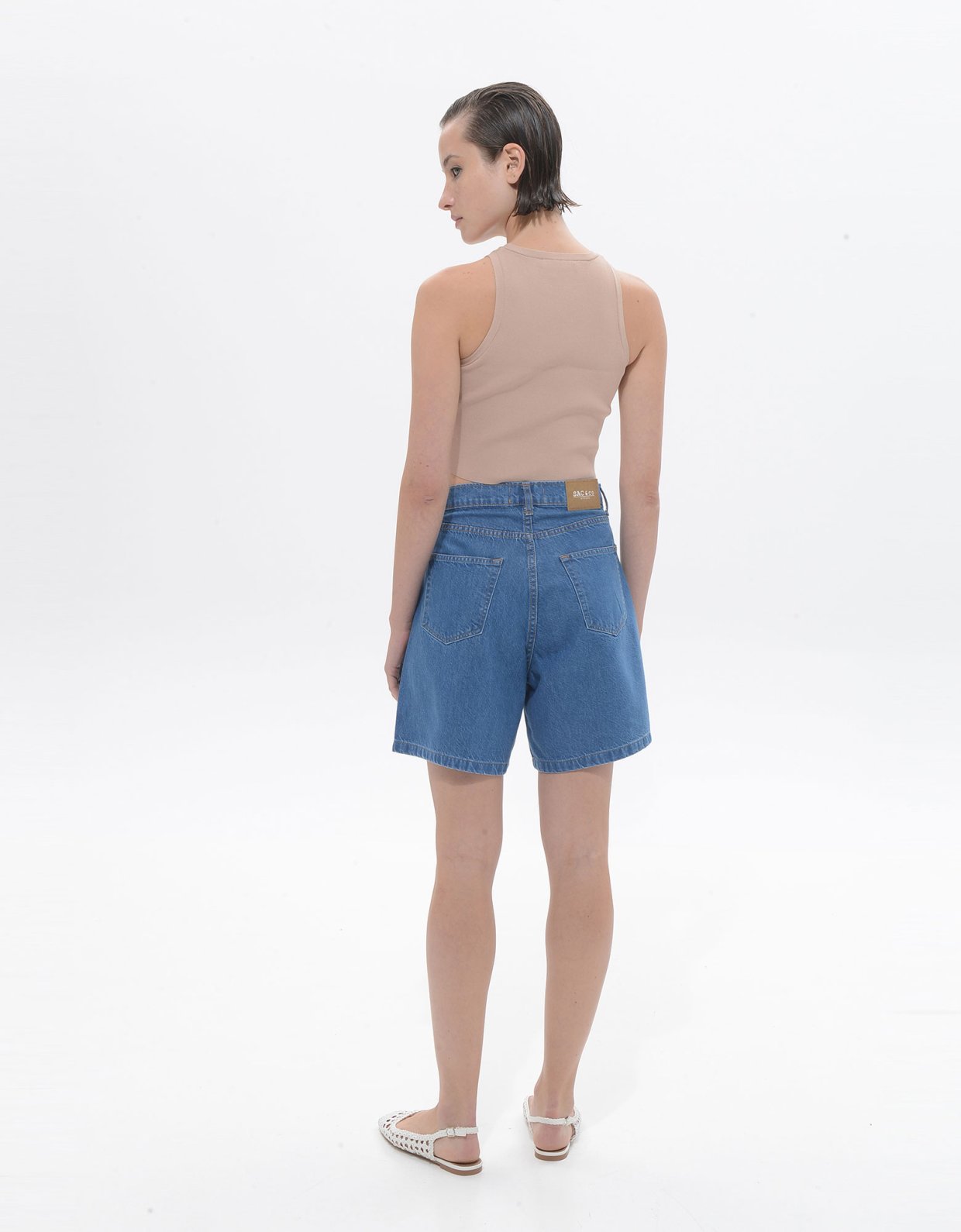 Sac Jeans Noema denim shorts mid blue