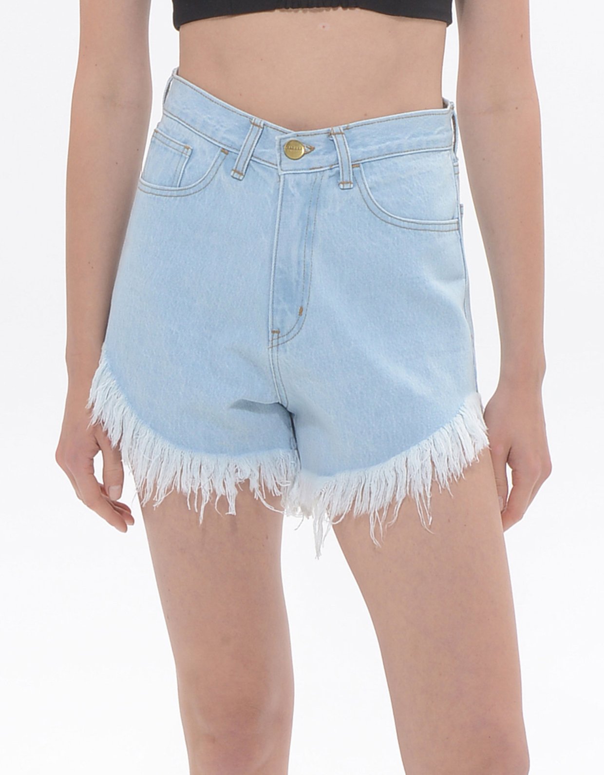 Sac Jeans Tulum denim shorts light blue